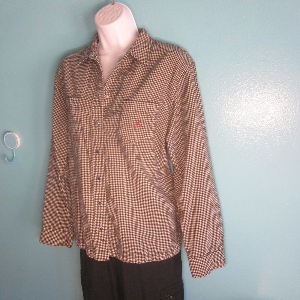 Ralph Lauren Vintage Houndstooth Check Ralph Lauren Womens Wool Shirt Size L Size L / US 10 / IT 46 - 7 Thumbnail