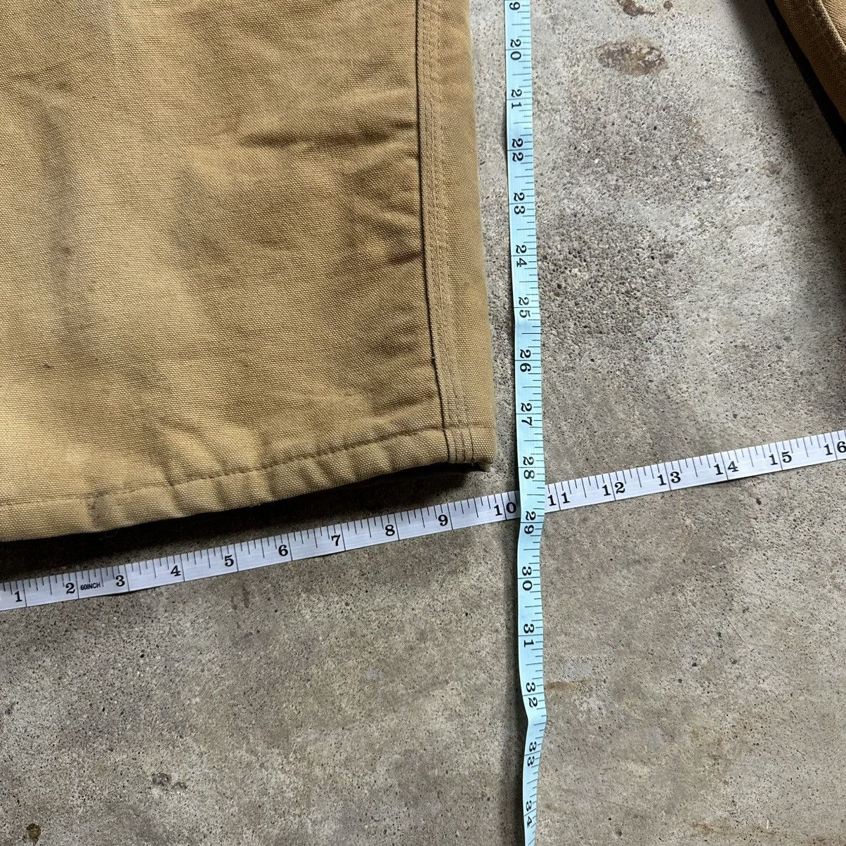 Carhartt Vintage 90s Made in USA Tan Carhartt Quilt Lined Coveralls Size US 40 / EU 56 - 21 Thumbnail