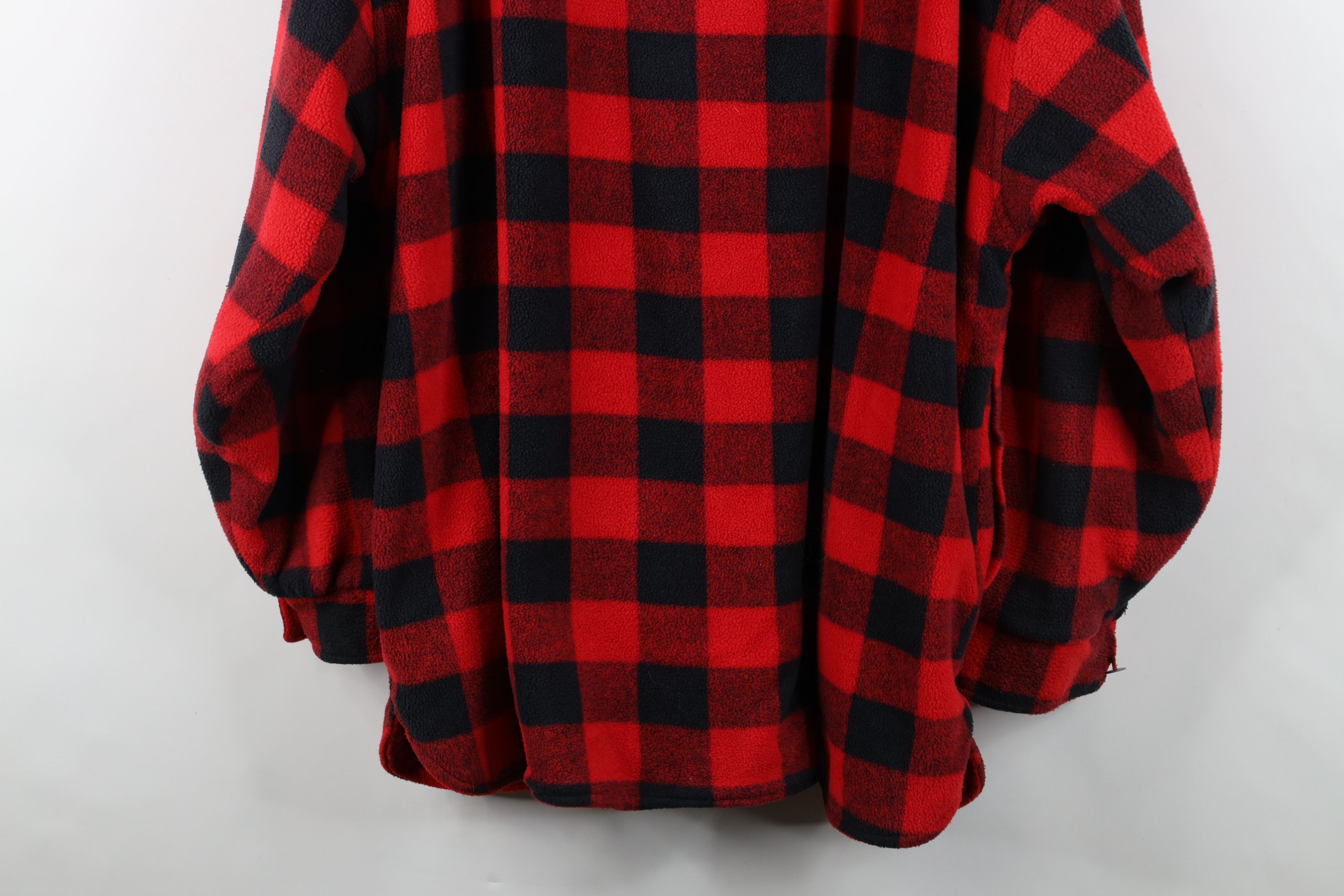 Marlboro Vintage 90s Marlboro Reversible Half Zip Fleece Sweater Red Size US XXL / EU 58 / 5 - 17 Thumbnail