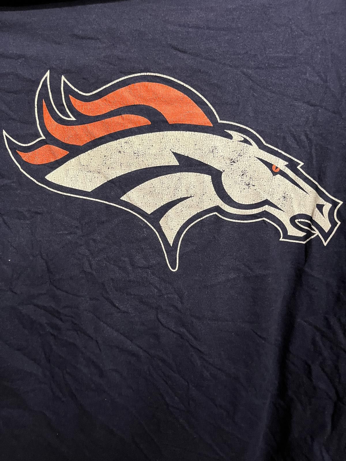 Starter VTG Starter Denver Broncos T-shirt 2 Sided - Made in USA -XL Size US XL / EU 56 / 4 - 6 Thumbnail