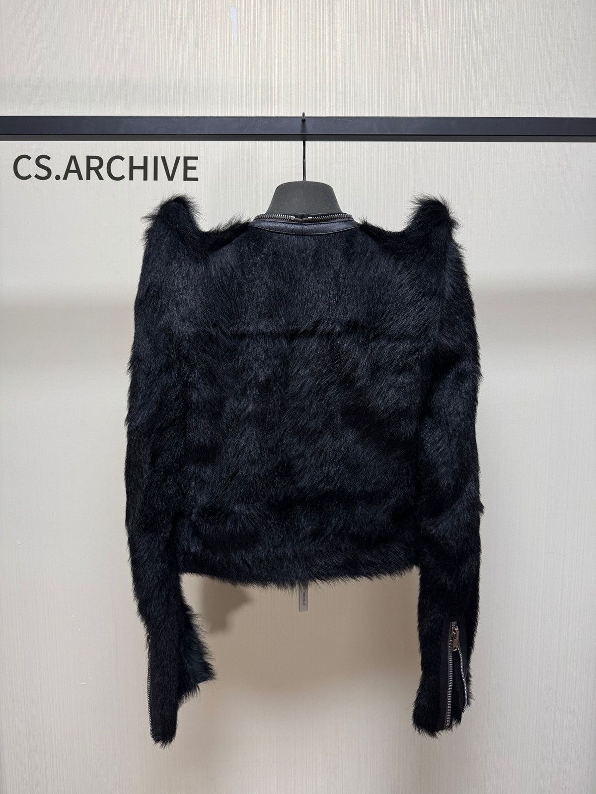 Rick owens22F/W Black TEC CROPPED KLAUS
