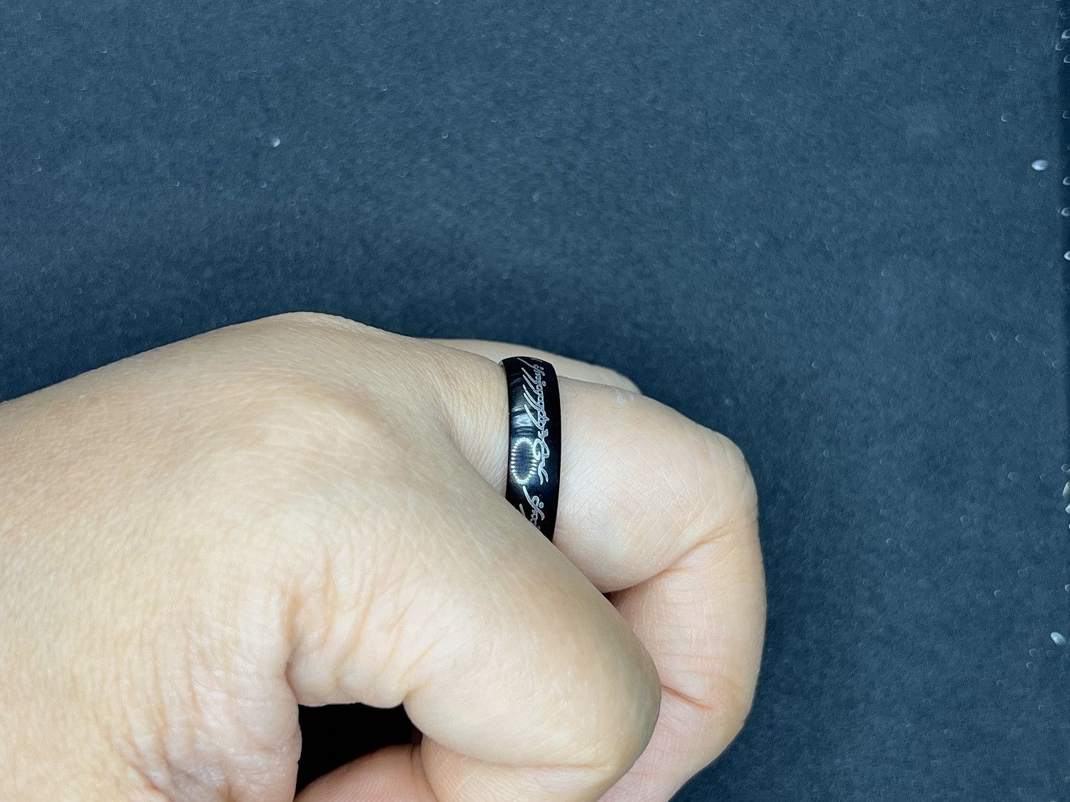Jewelry Black Stainless Steel Band Ring - Size 11 Size ONE SIZE - 5 Thumbnail