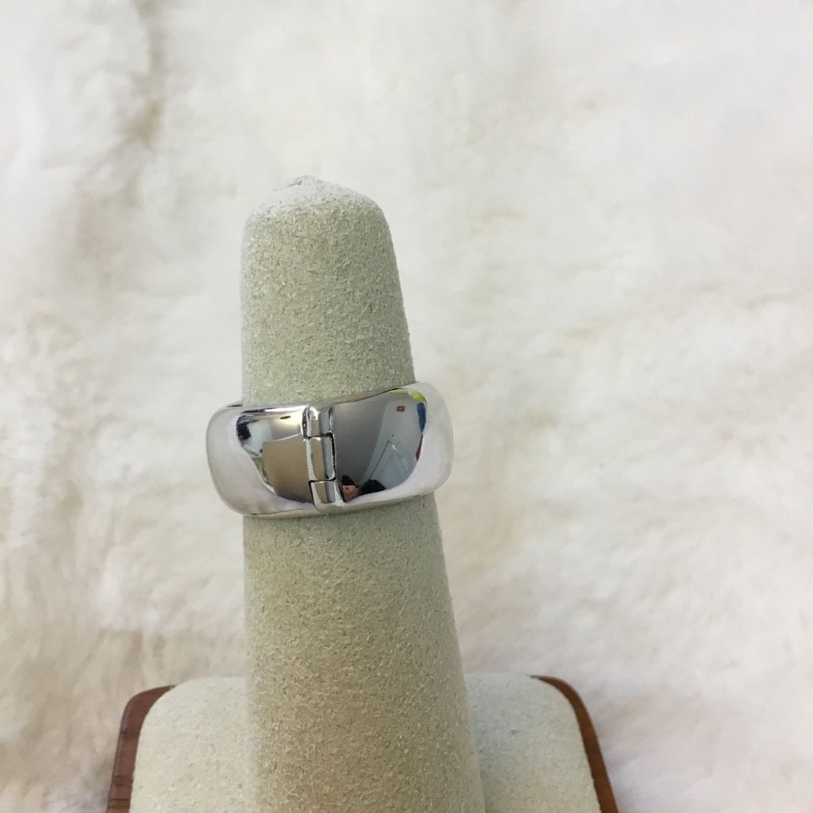 Other Sterling Silver Heart Crystal "I Love You" Ring Size ONE SIZE - 3 Thumbnail