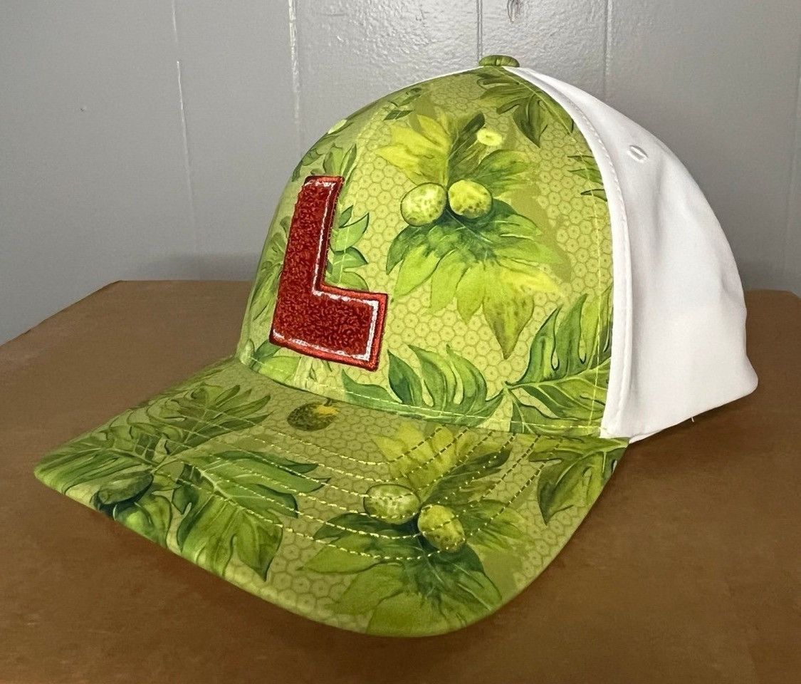 image of Puma Golf Lahaina Cap Hat Hawaii Green White Red Os Snap, Men's