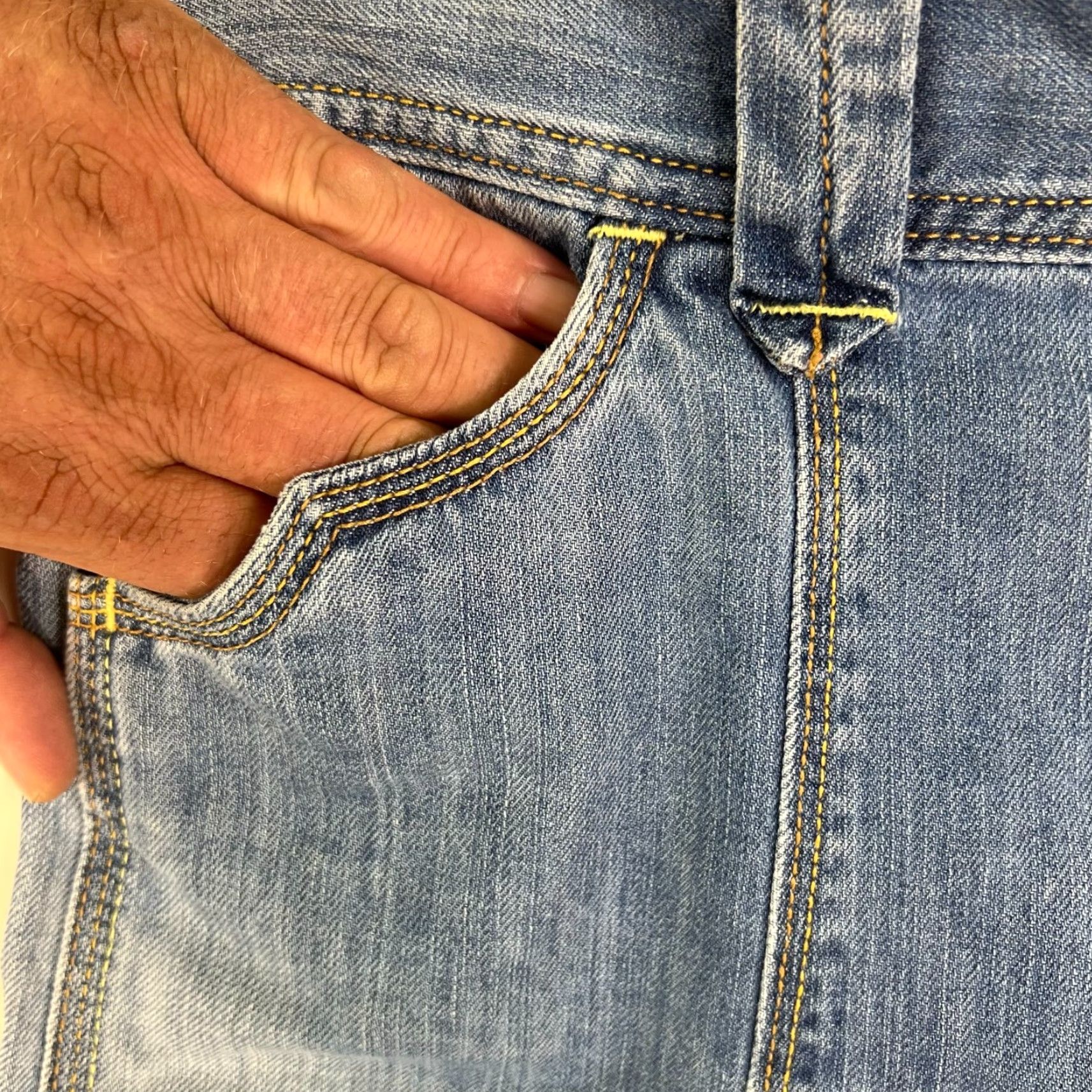 Gap VINTAGE Gap Denim Mini Skirt Women 12 Pockets Zipper Short Blue Jean 90s Casual Size 34" / US 12 / IT 48 - 4 Thumbnail