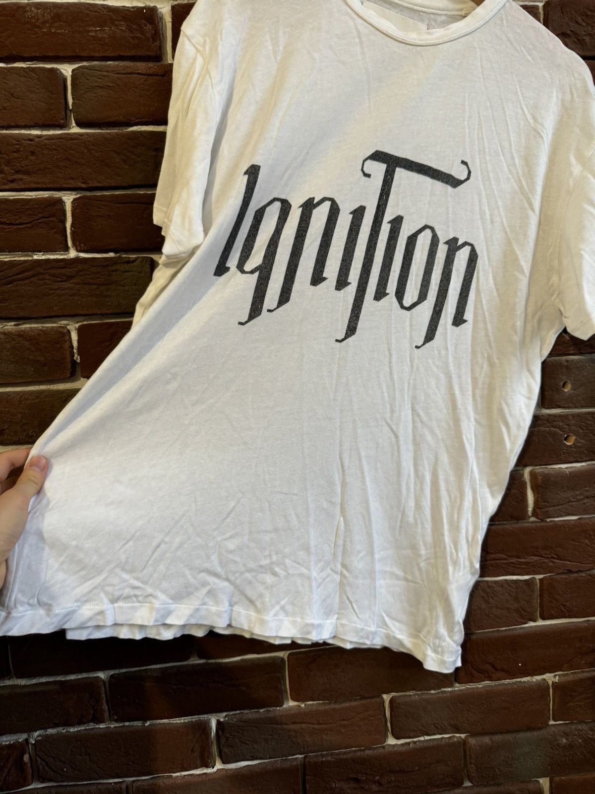 Our Legacy Our Legacy SS15 Metal White Ignition Rare XL White tee Hype Size US XL / EU 56 / 4 - 6 Thumbnail