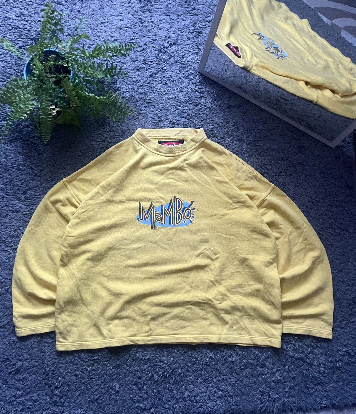 Mambo × Vintage 90s Mambo Sweatshirt 1995 Streetwear Big Logo Rare Y2k Size US L / EU 52-54 / 3 - 3 Thumbnail