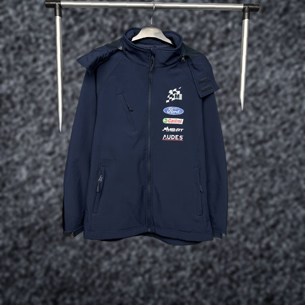 Ford Ford Racing Team Mens Workwear Jacket XL Blue Windbreaker Cars Size US XL / EU 56 / 4 - 1 Thumbnail