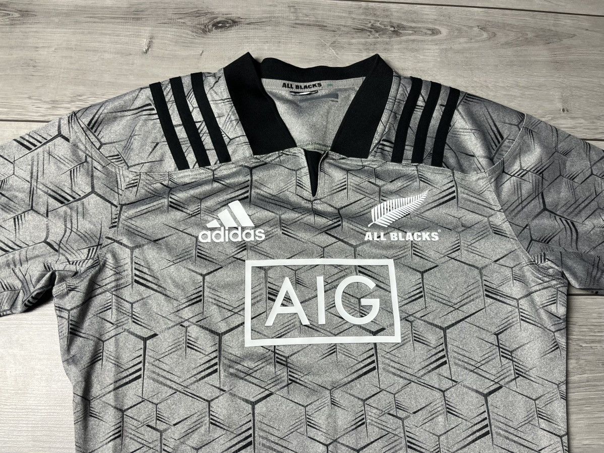 Adidas New Zealand All Blacks Rugby Shirt 2018/19 Adidas Jersey Size US M / EU 48-50 / 2 - 3 Thumbnail