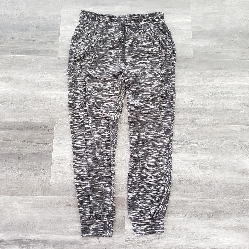Designer Black White Detailed Shosho Jogger Pant Size 36" / US 14 / IT 50 - 1 Thumbnail