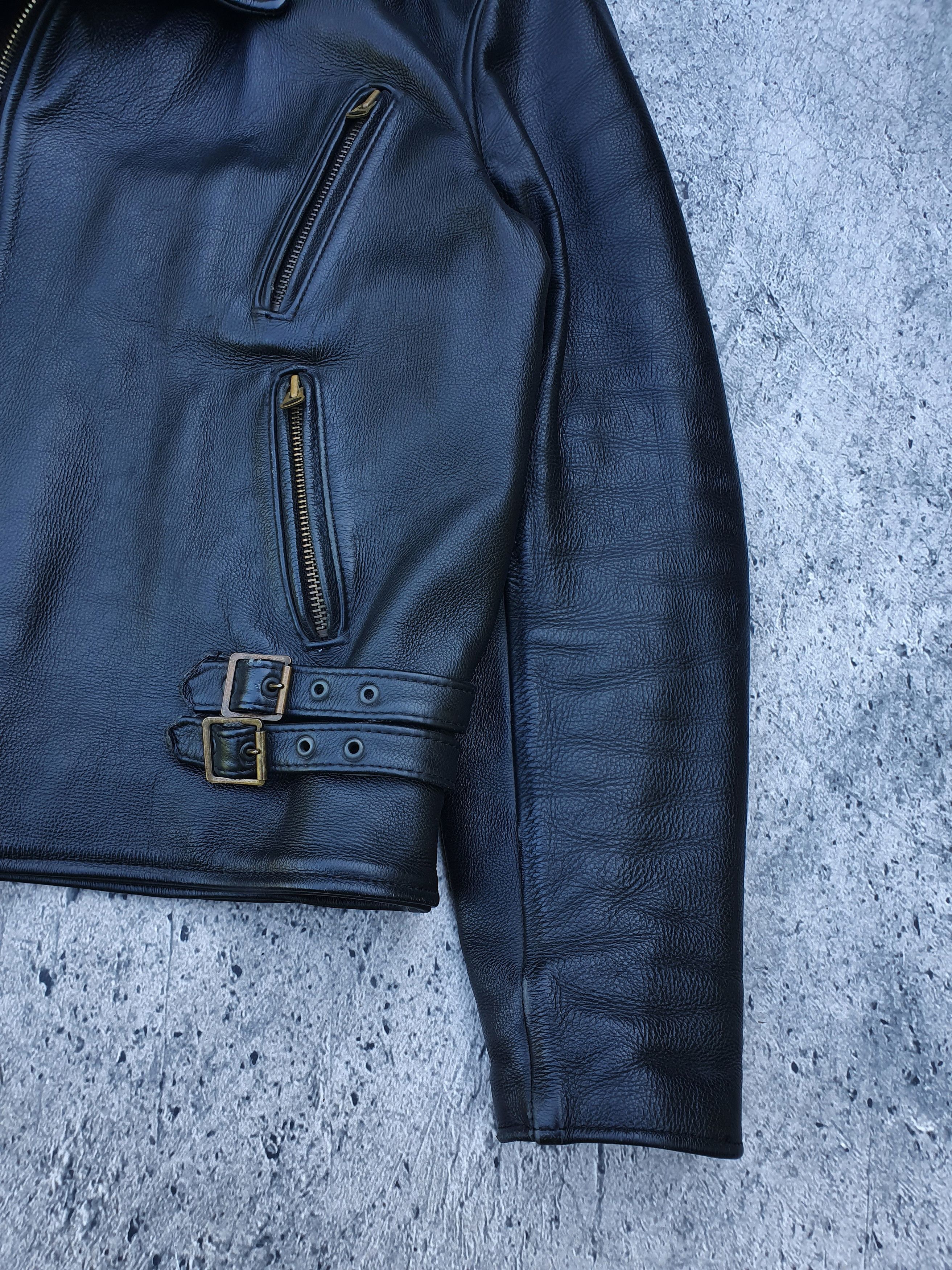 Genuine Leather Vintage ramones biker leather jacket Size US M / EU 48-50 / 2 - 6 Thumbnail