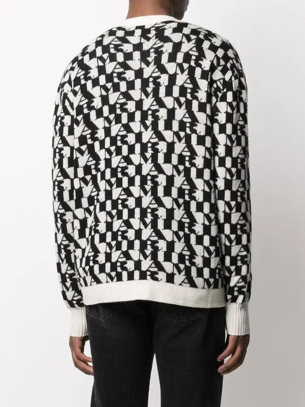 Amiri o1y0525 Cardigan in Black/White Size US M / EU 48-50 / 2 - 4 Thumbnail