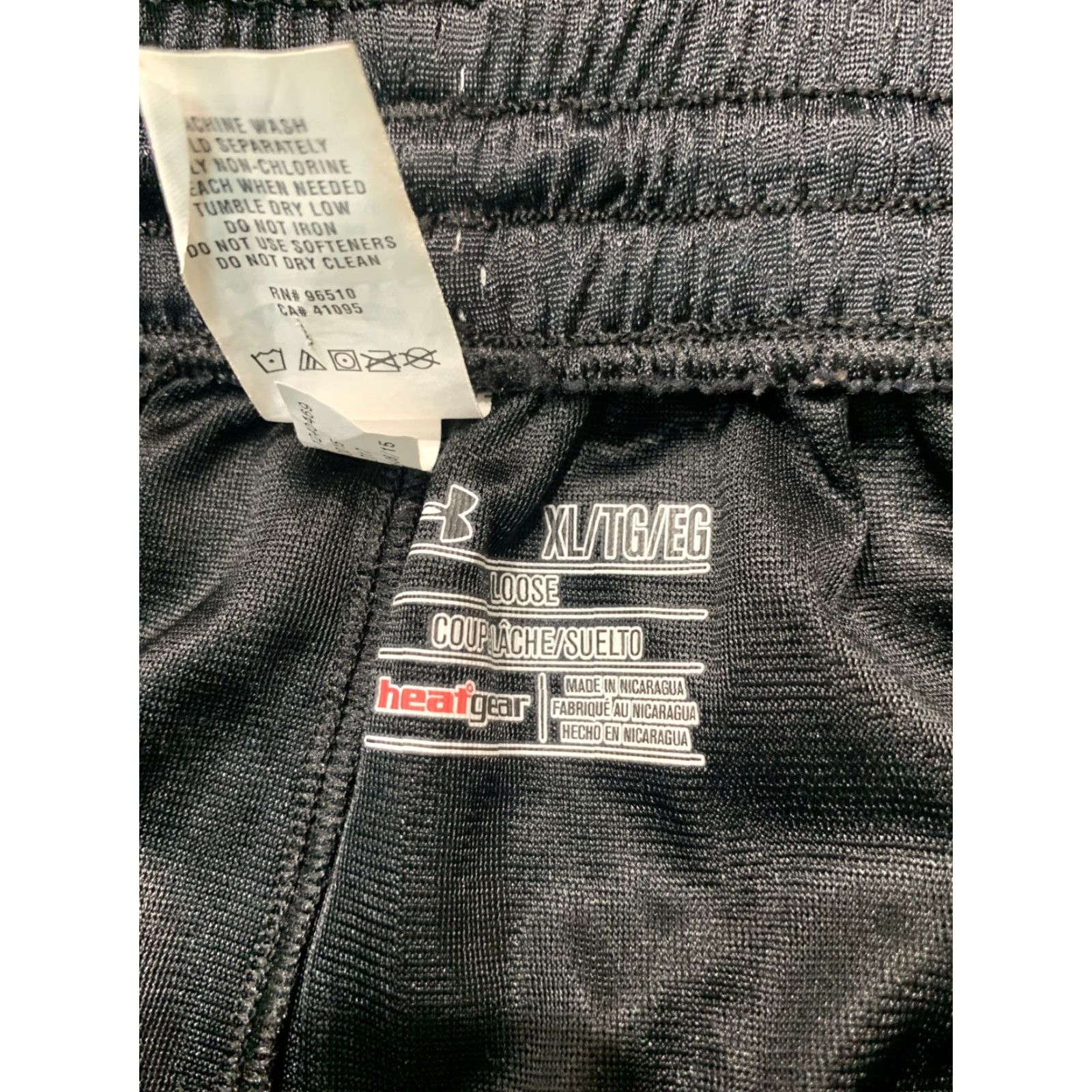 Under Armour Under Armour Shorts Athletic Black XL Vented Gym Men's Basketball Size US 36 / EU 52 - 5 Thumbnail