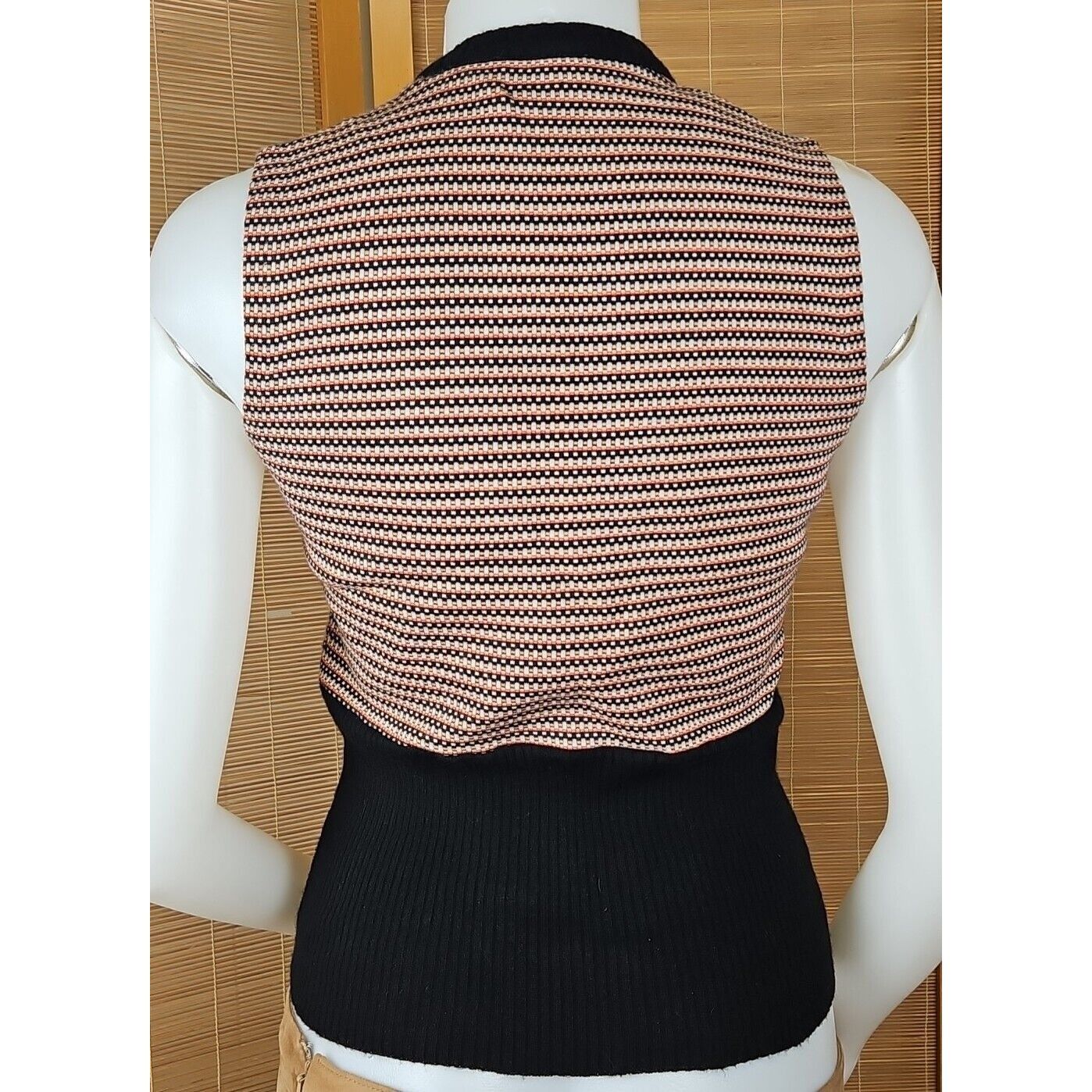 Vintage Vintage Elaine Post Sweater Vest Womens M 70s Acrylic Geomet Size M / US 6-8 / IT 42-44 - 8 Thumbnail