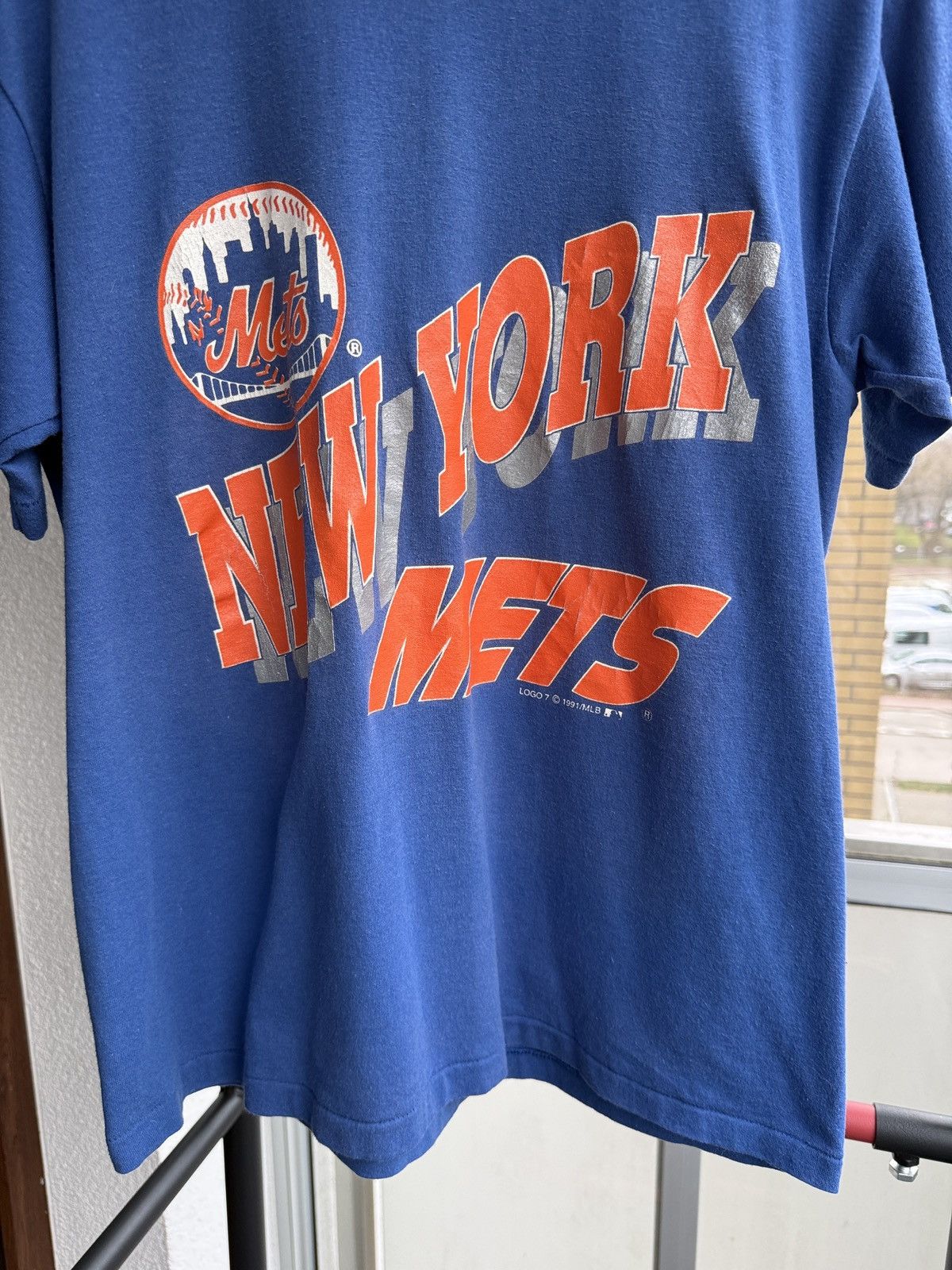 MLB new york mets 1991 t shirt Size US L / EU 52-54 / 3 - 3 Thumbnail