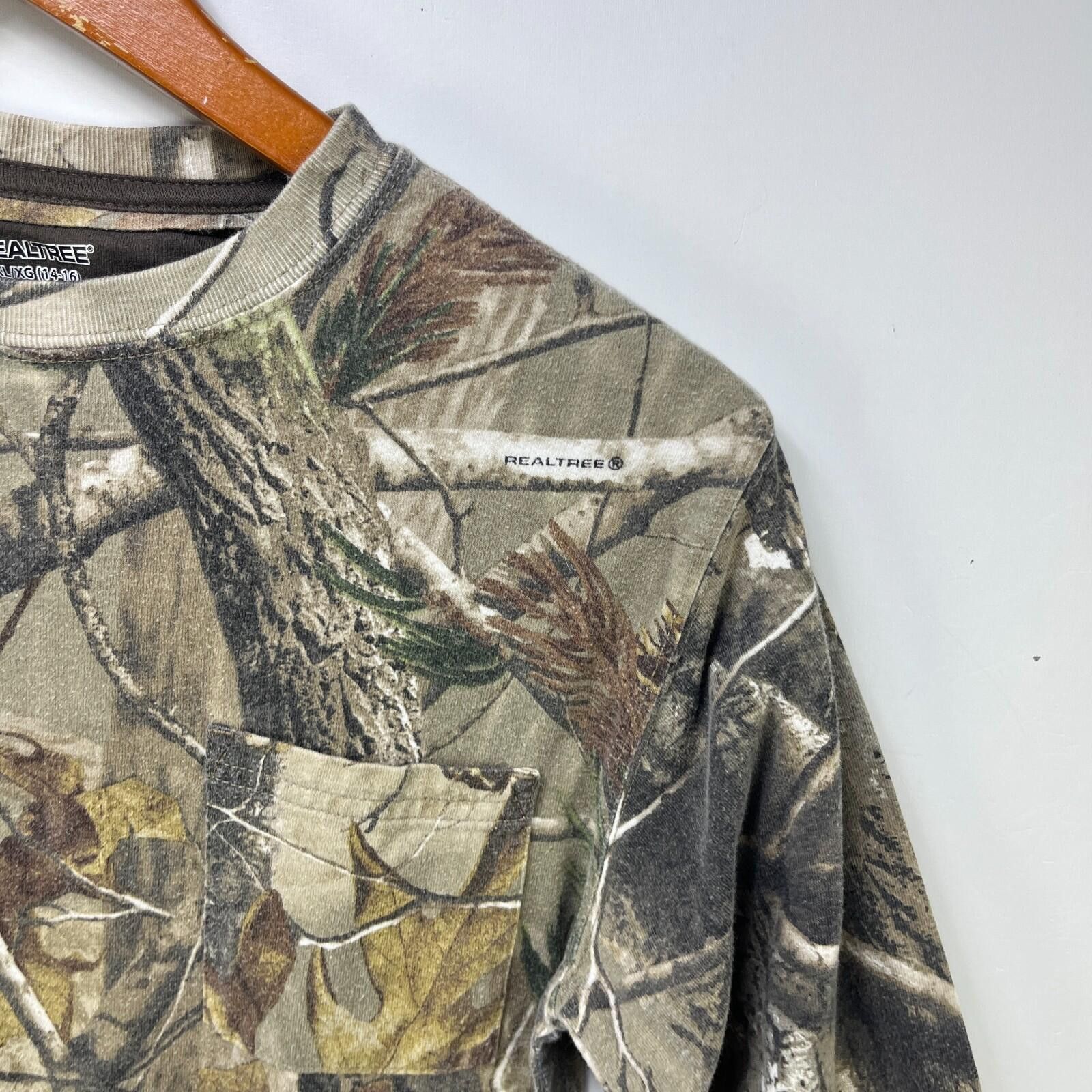 Realtree Vintage Realtree Camo Long Sleeve Shirt Youth XL Size US XL / EU 56 / 4 - 3 Thumbnail