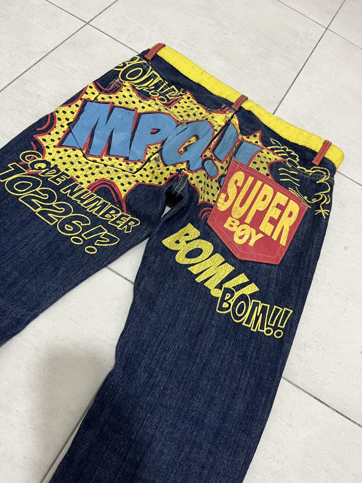 Hysteric Glamour Vintage MARPLEQ Jeans Rare Size US 33 - 4 Thumbnail