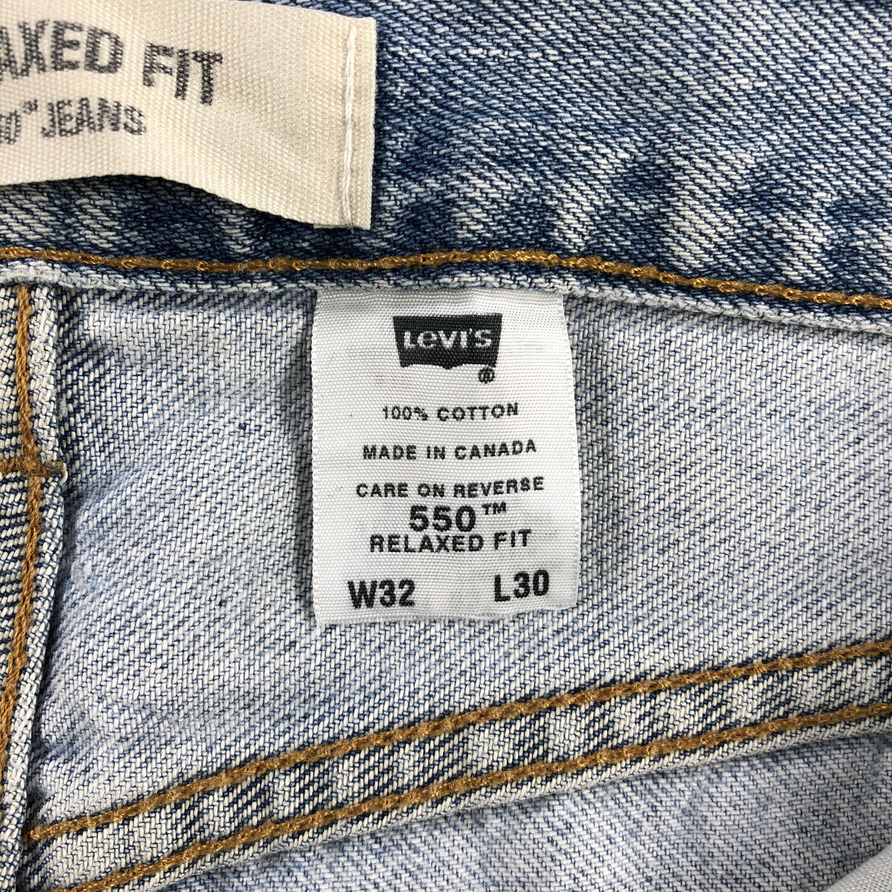 Levi's Vintage Light Wash Levis 550 Jeans-J1486 Size US 32 / EU 48 - 15 Thumbnail