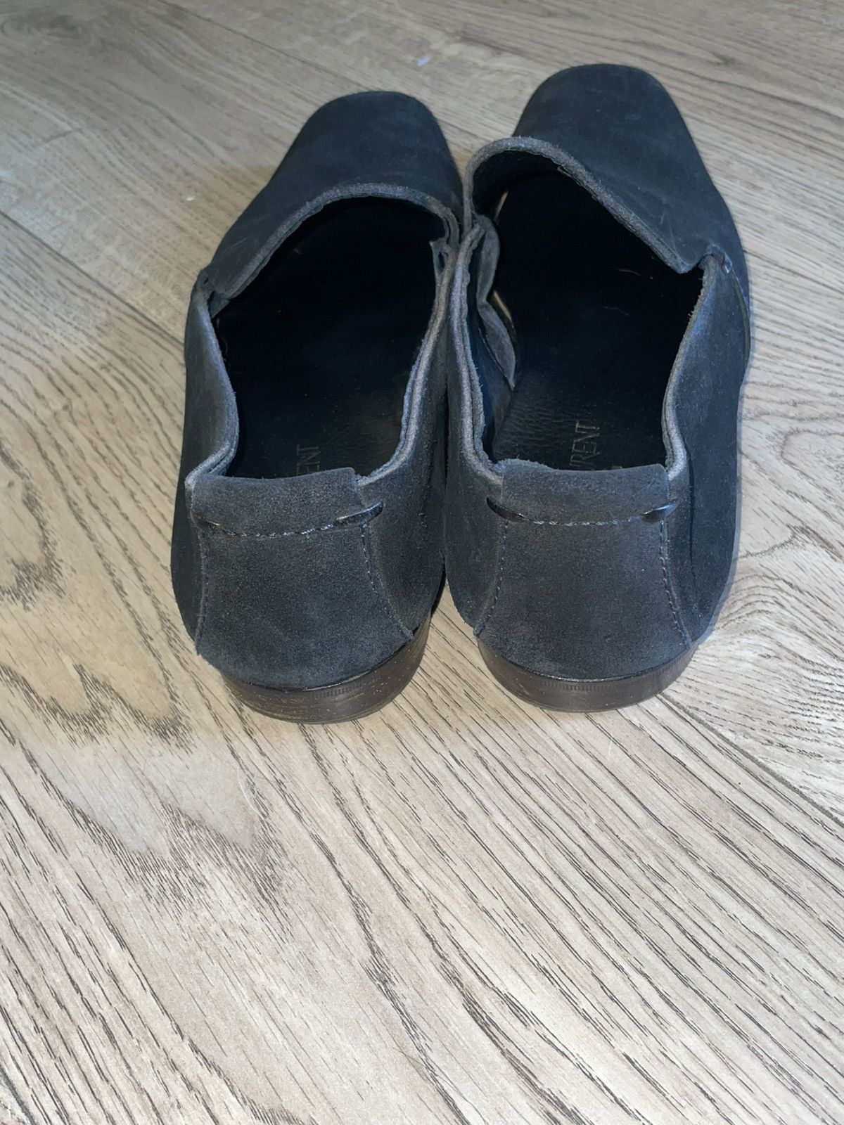 Yves Saint Laurent Ysl rive gauche 2004 suede square toe loafers Size US 11 / EU 44 - 4 Thumbnail