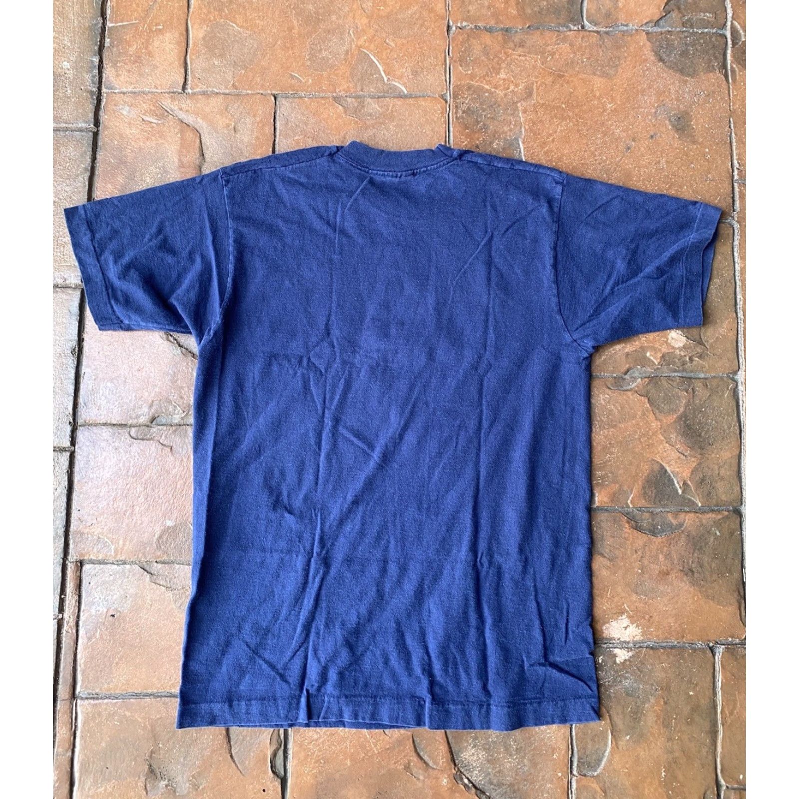 Fruit Of The Loom VINTAGE Lone Star State Texas Corpus Christi Souvenir Tourist T-Shirt Medium Blue Cotton Logo Crew Neck Short Sleeve Men M USA 90s 80s Graphic Print Size US M / EU 48-50 / 2 - 3 Thumbnail