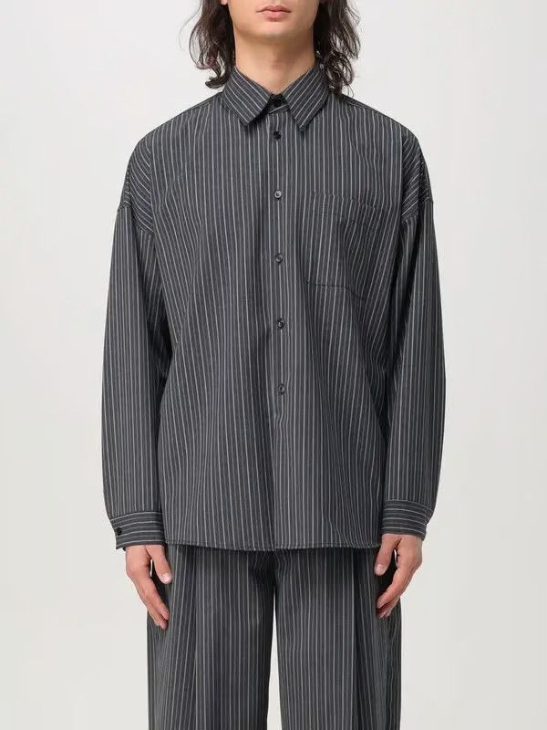Marni o1w1db11125 Shirt in Black/Grey Size US S / EU 44-46 / 1 - 1 Thumbnail
