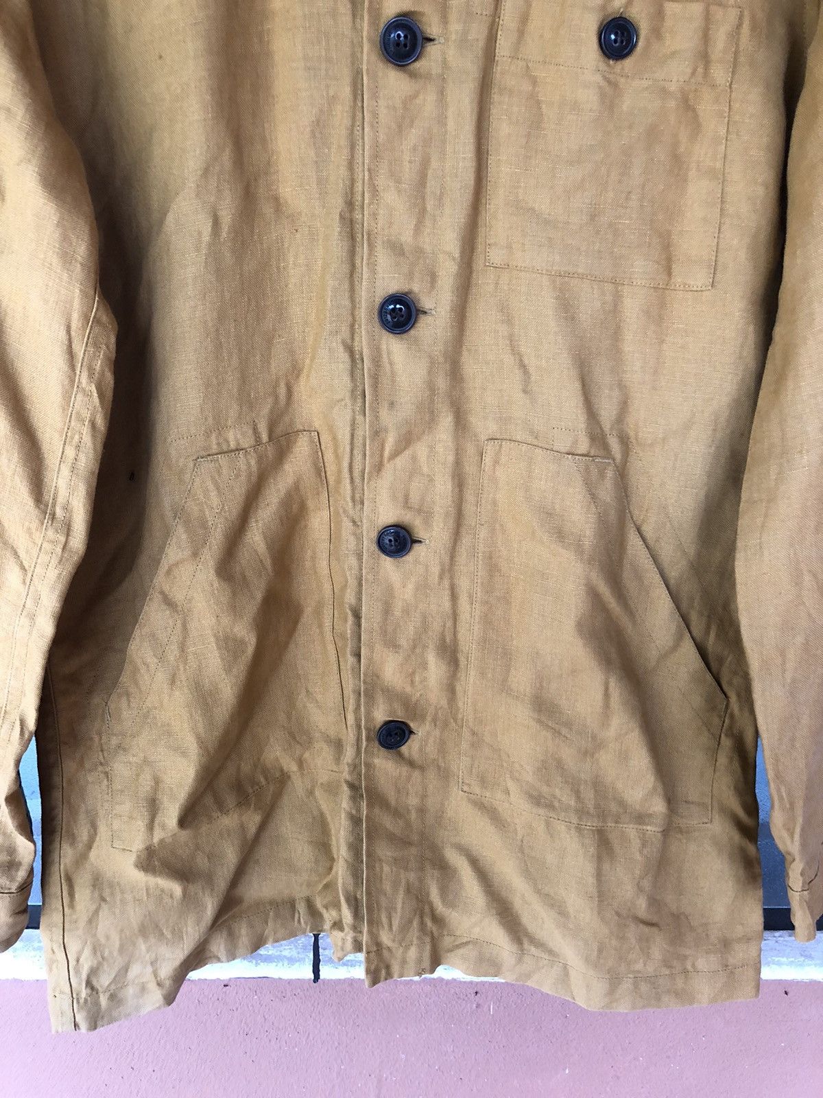 291295=Homme Vintage 291295 Homme Linen Jacket Size US M / EU 48-50 / 2 - 4 Thumbnail