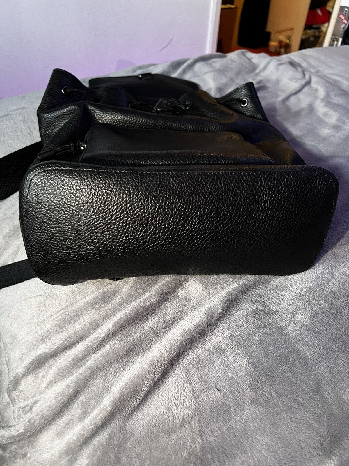 Coach Coach Backpack - Black Genuine Leather Size ONE SIZE - 8 Thumbnail