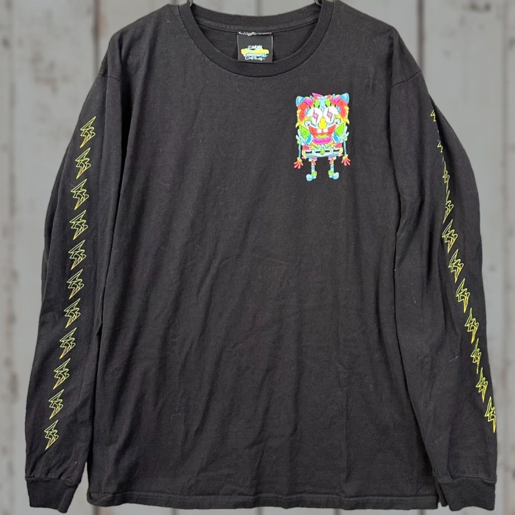 Nickelodeon Spongebob J Balvin x Louis De Guzman Art Tee Mens Large Graphic Long Sleeve EUC Size US L / EU 52-54 / 3 - 1 Thumbnail
