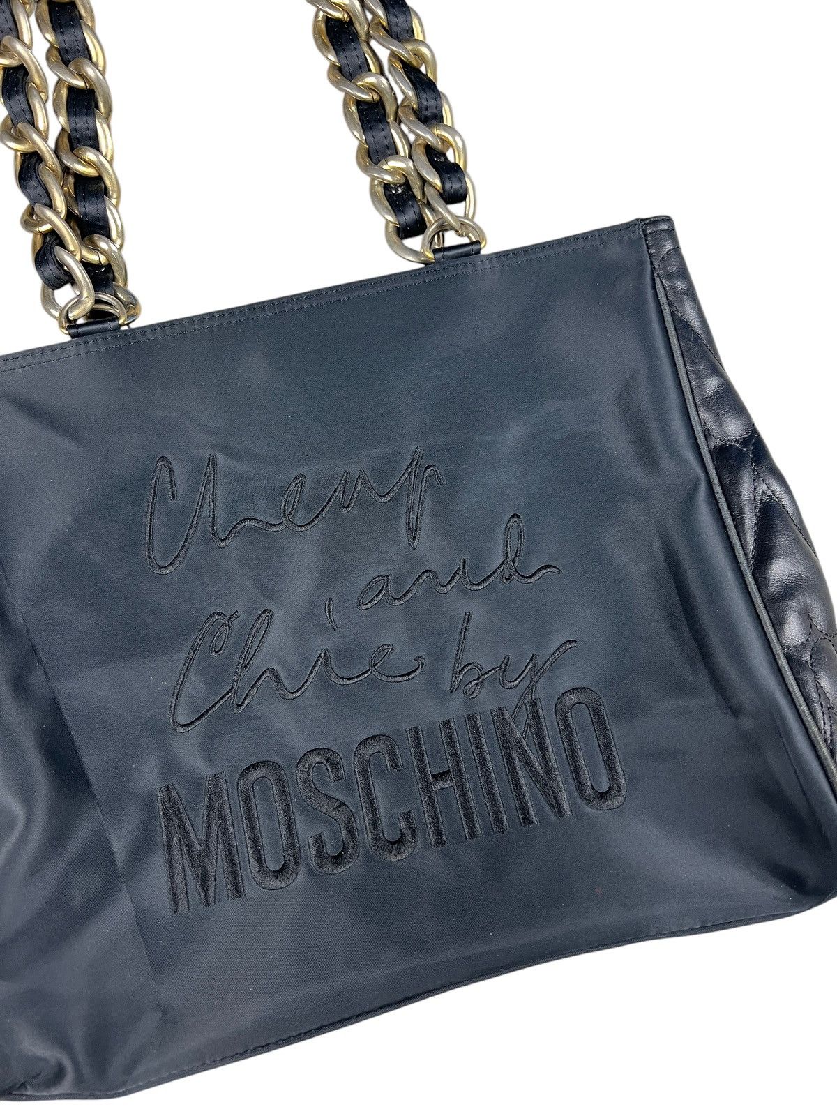 Moschino × Vintage 1990 Moschino Chain Shoulder Bag Size ONE SIZE - 3 Thumbnail
