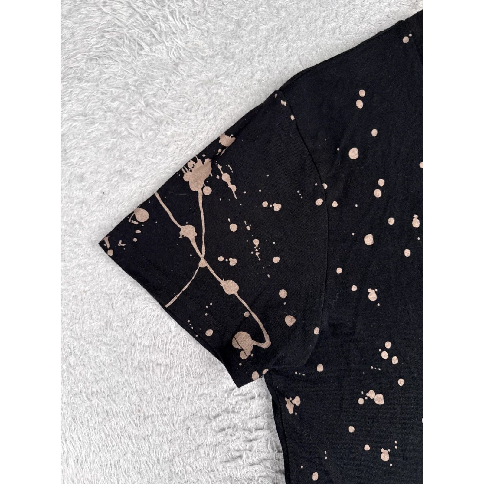 Yeezy Rise As 1ne Shirt Mens Medium Black Paint Splatter Yeezy Graphic Zip Hem Quotes Size US M / EU 48-50 / 2 - 3 Thumbnail