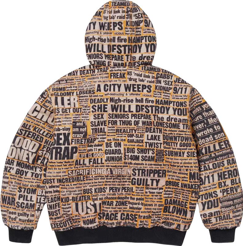 Supreme Supreme x Dash Snow FW25 Hooded Work Jacket。Q7 Size US XL / EU 56 / 4 - 3 Thumbnail