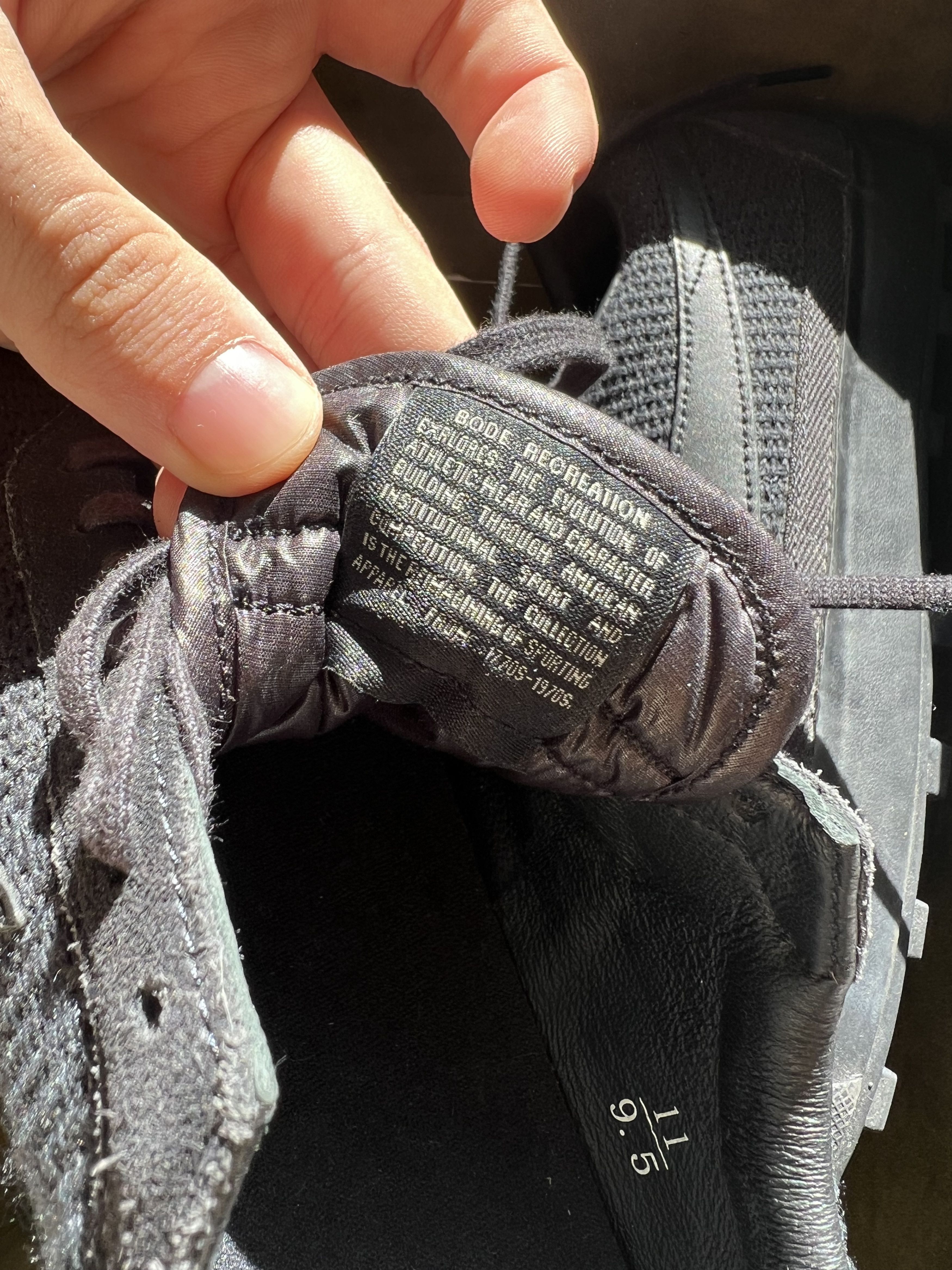 Bode × Nike Nike x Bode Astro Grabber Full Black Size US 10 / EU 43 - 7 Thumbnail