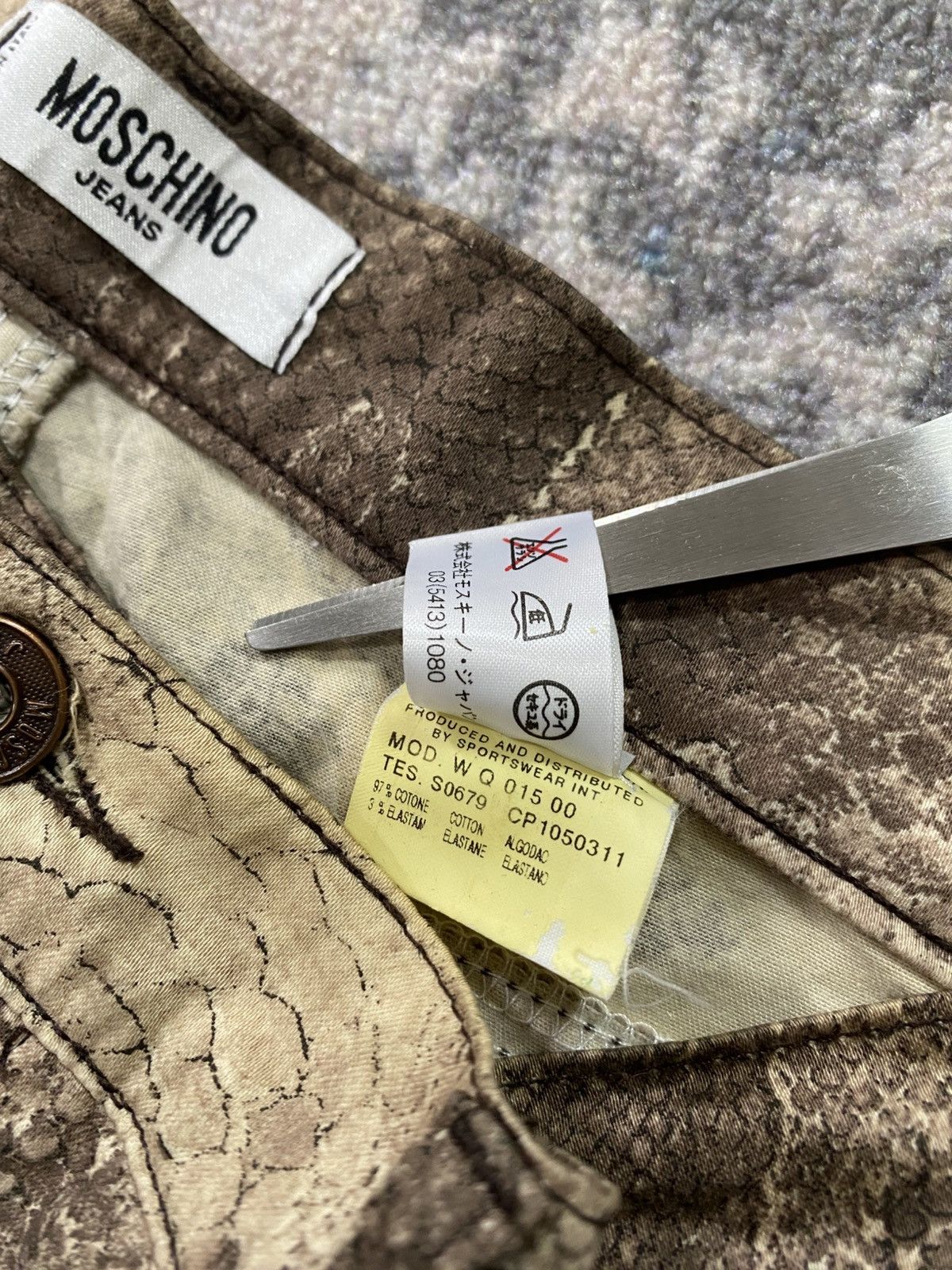 Moschino Moschino bot cut snake skin Size US 28 / EU 44 - 9 Thumbnail