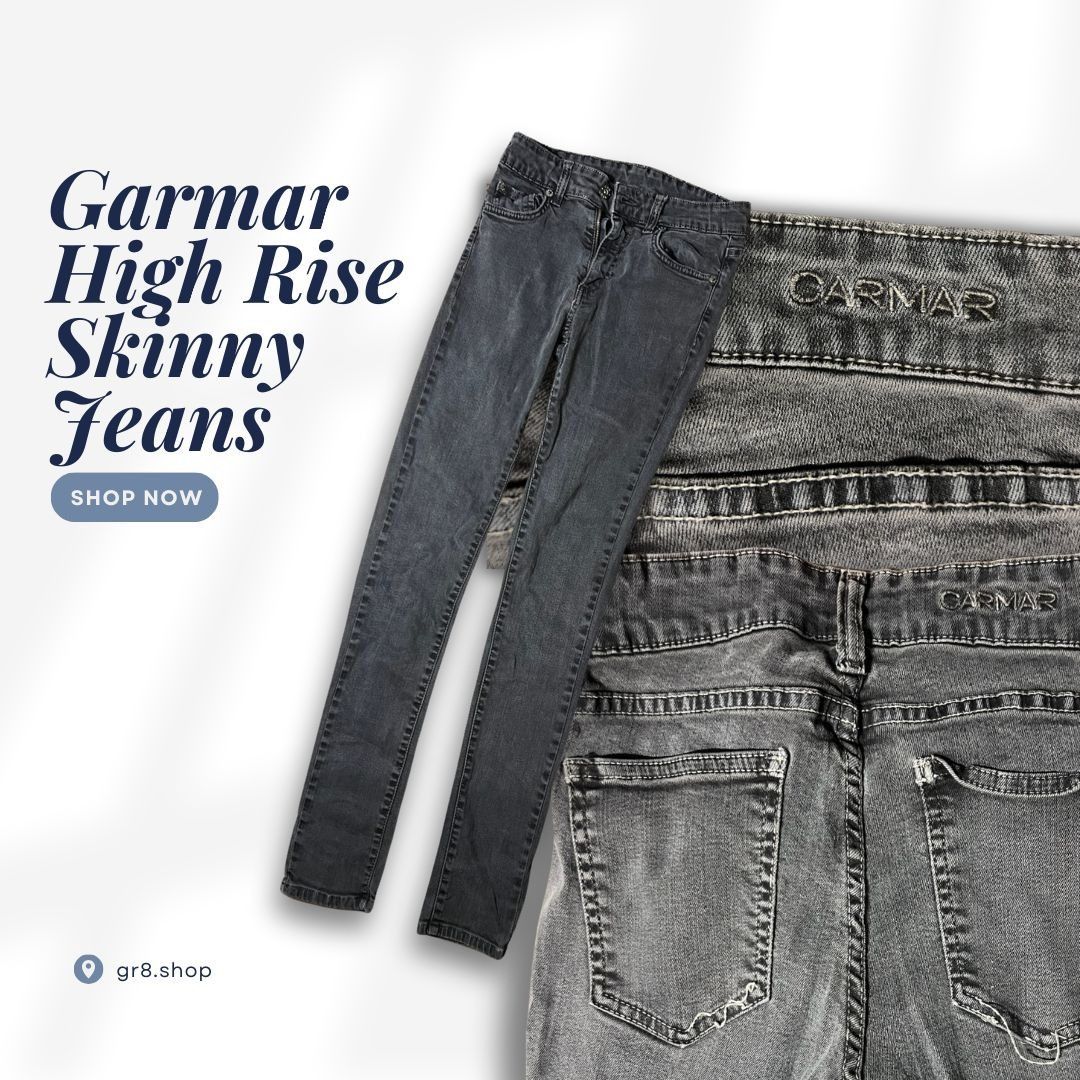 Other Carmar High Rise Skinny Jeans Gray Distressed Style Size XXS Size 26" / US 2 / IT 38 - 1 Thumbnail