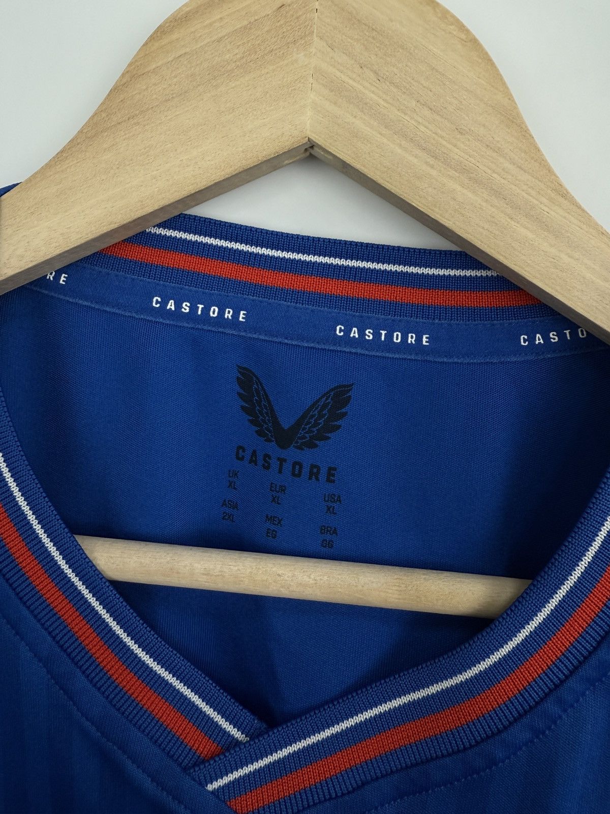 Castore 🏴󠁧󠁢󠁳󠁣󠁴󠁿 Y2K Castore Glasgow Rangers Jersey Blokecore Rare Hype Size US XL / EU 56 / 4 - 6 Thumbnail
