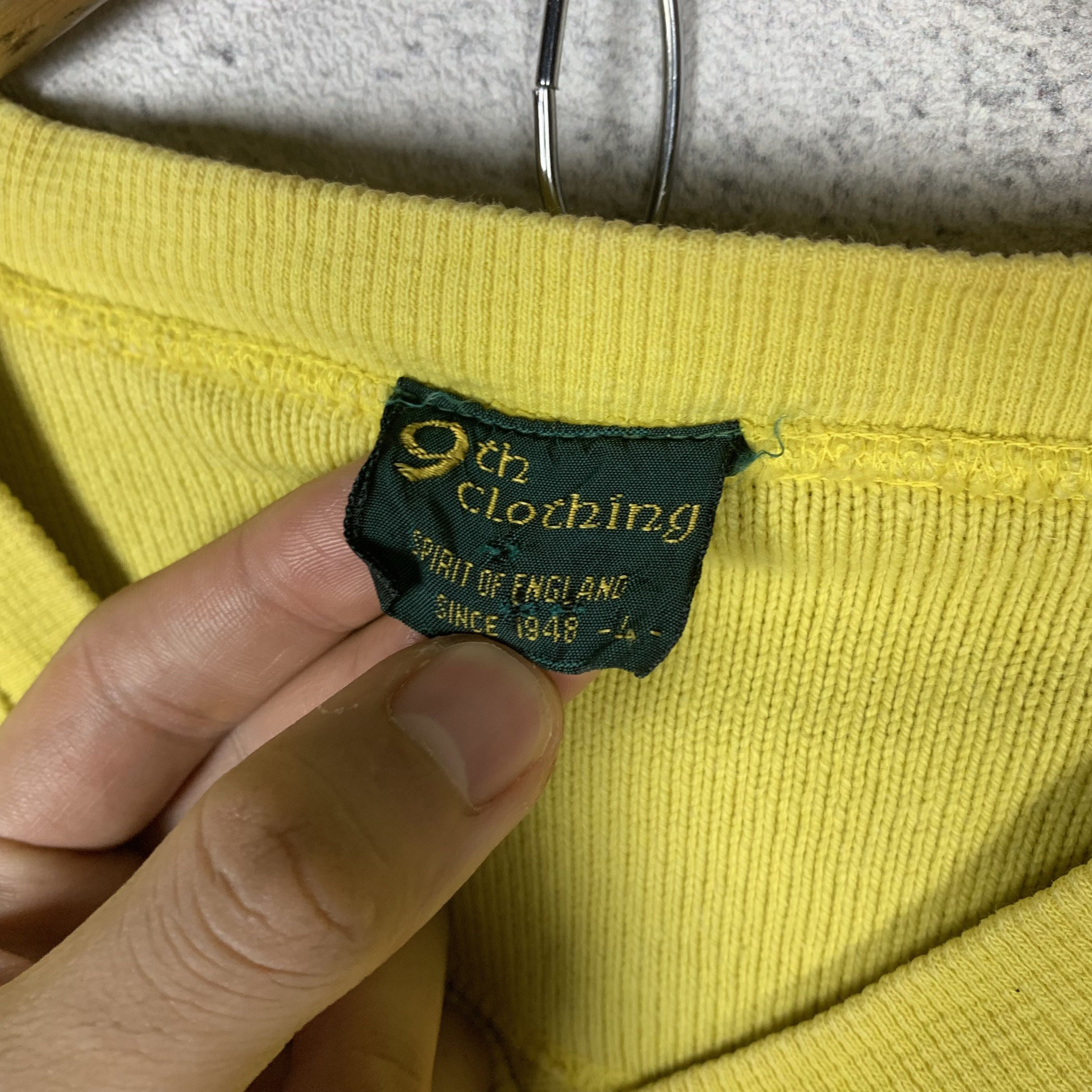 Vintage Vintage 9th Clothing Jumper Vneck Sweater Spirit Of England Size US S / EU 44-46 / 1 - 4 Thumbnail