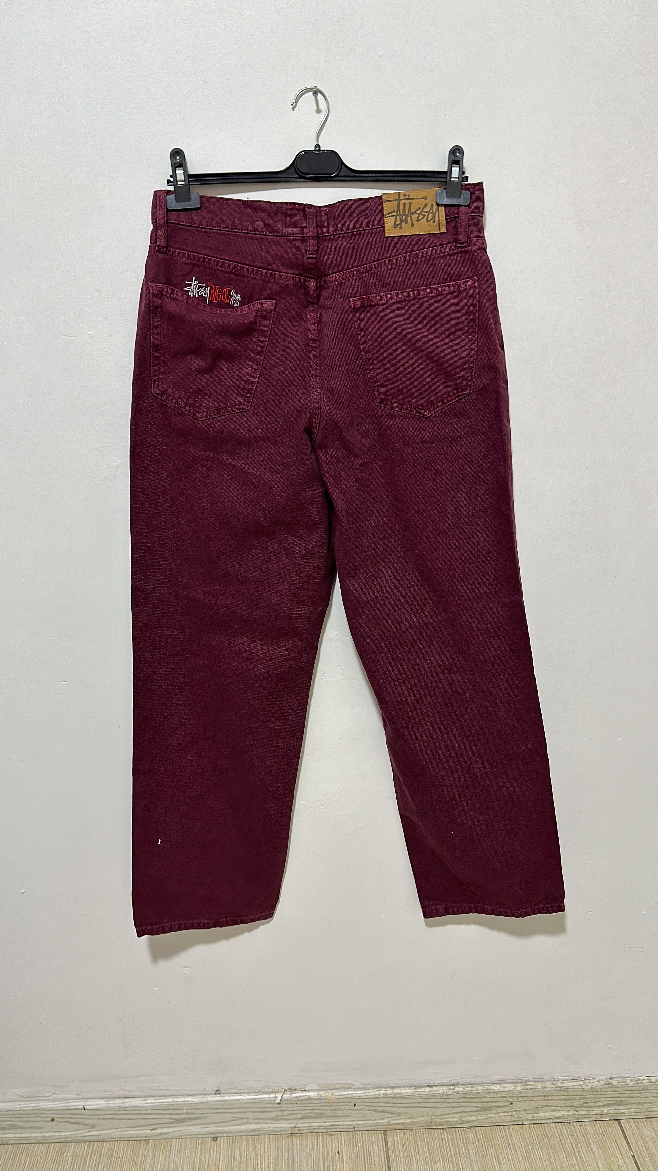Stussy Stussy Big Ol Jean Wine Size 30 Size US 30 / EU 46 - 2 Thumbnail
