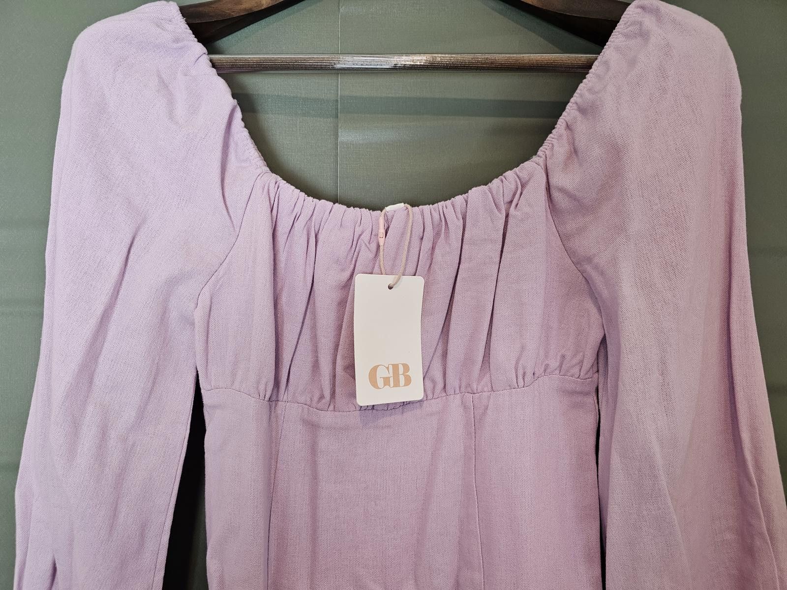 GB NWT GB Dress Purple Womens Size S Long Sleeve Size S / US 4 / IT 40 - 1 Thumbnail