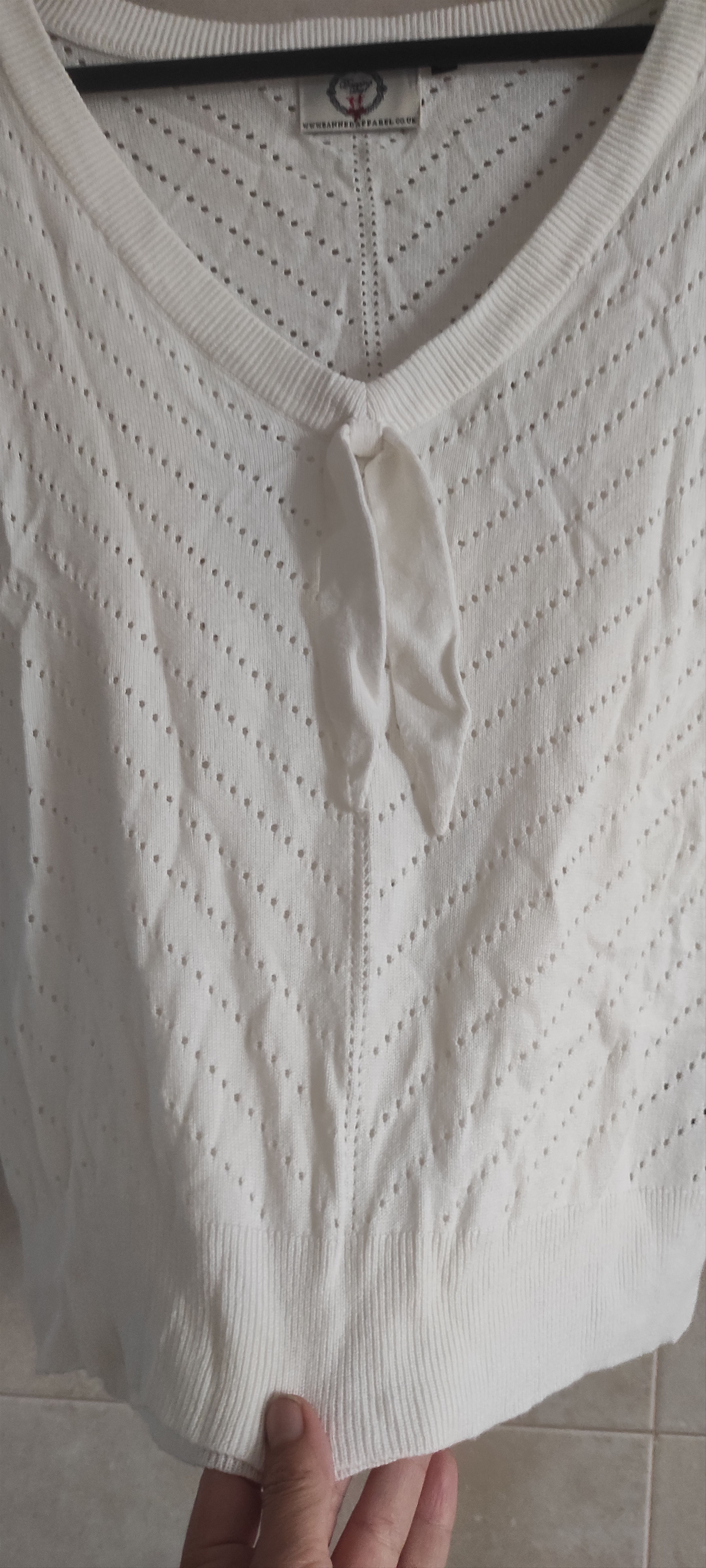 Other Banned Apparel Dancing Days Knit Charlie Chevron Blouse Size M / US 6-8 / IT 42-44 - 8 Thumbnail