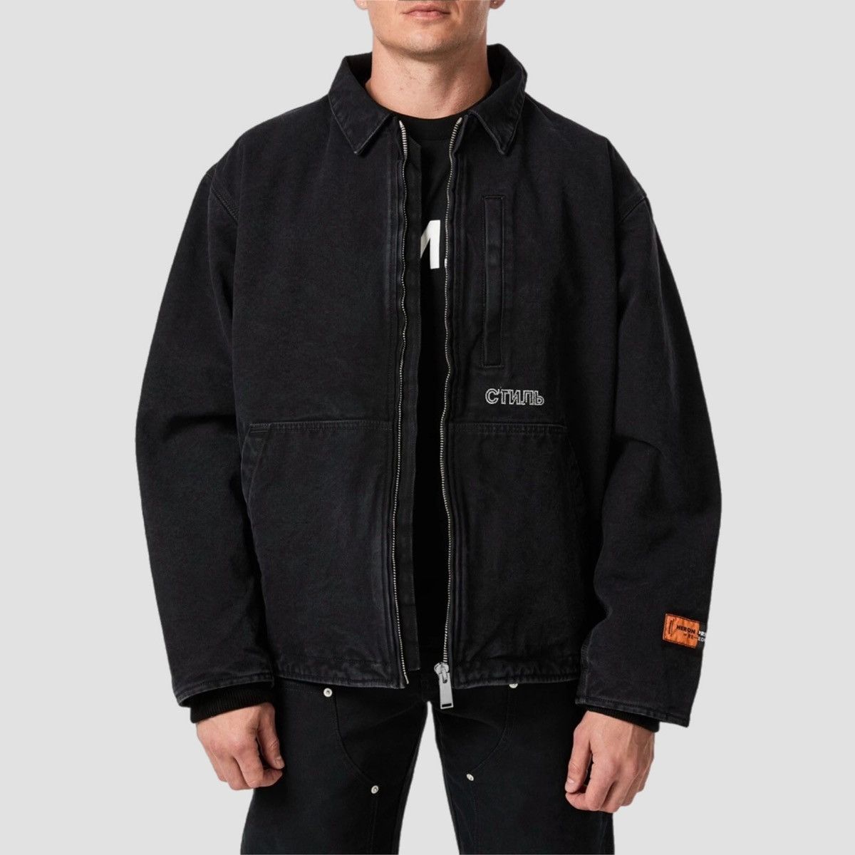 Heron Preston Heron Preston CTNMB Canvas Padded Trucker Jacket Size US M / EU 48-50 / 2 - 1 Thumbnail