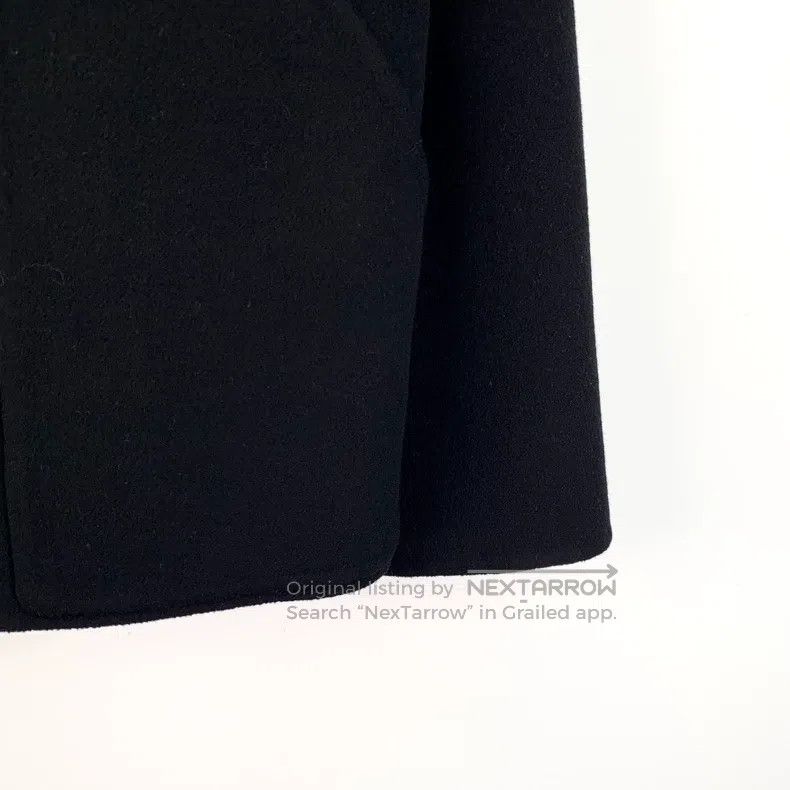 Hermes Hermes Black Cashmere Lapel Zip-Up Long Sleeve Jacket Coat Size XS / US 0-2 / IT 36-38 - 4 Thumbnail