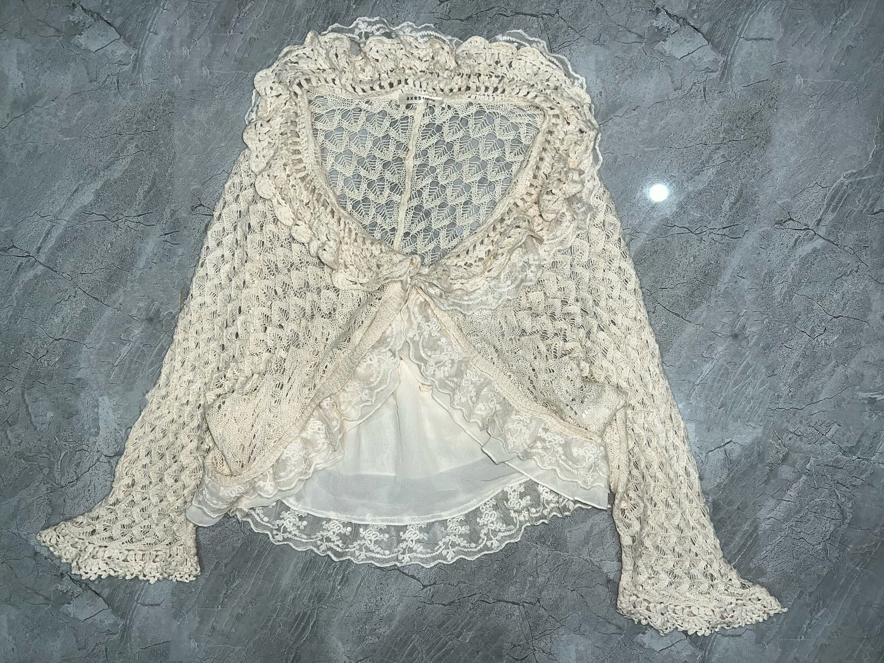 Japanese Brand Axes Femme coquette cardigan 🧝🏻‍♀️ Size S / US 4 / IT 40 - 3 Thumbnail