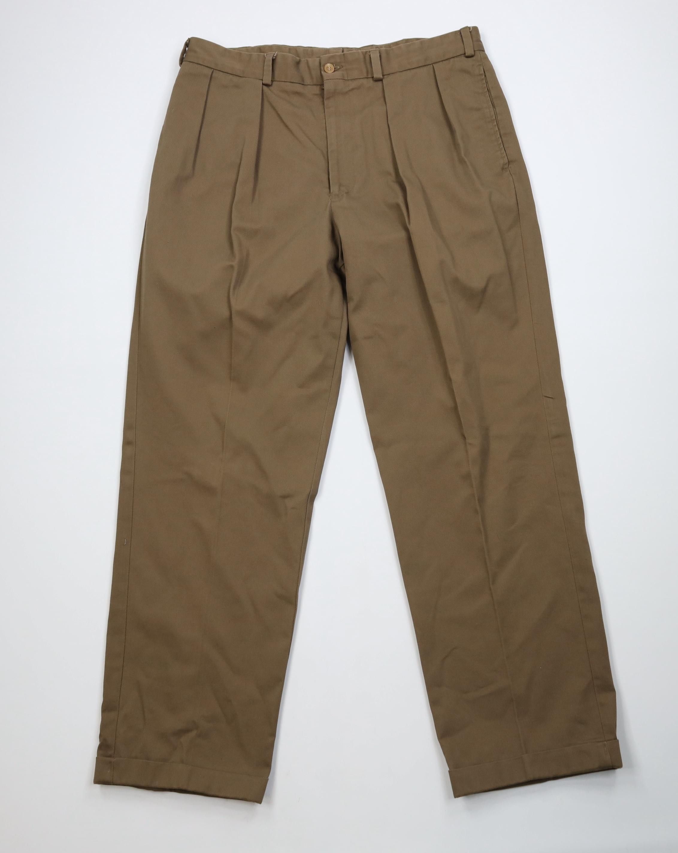 Bills Khakis Vintage 90s Bills Khakis Heavyweight Wide Leg Chino Pants Size US 38 / EU 54 - 1 Thumbnail