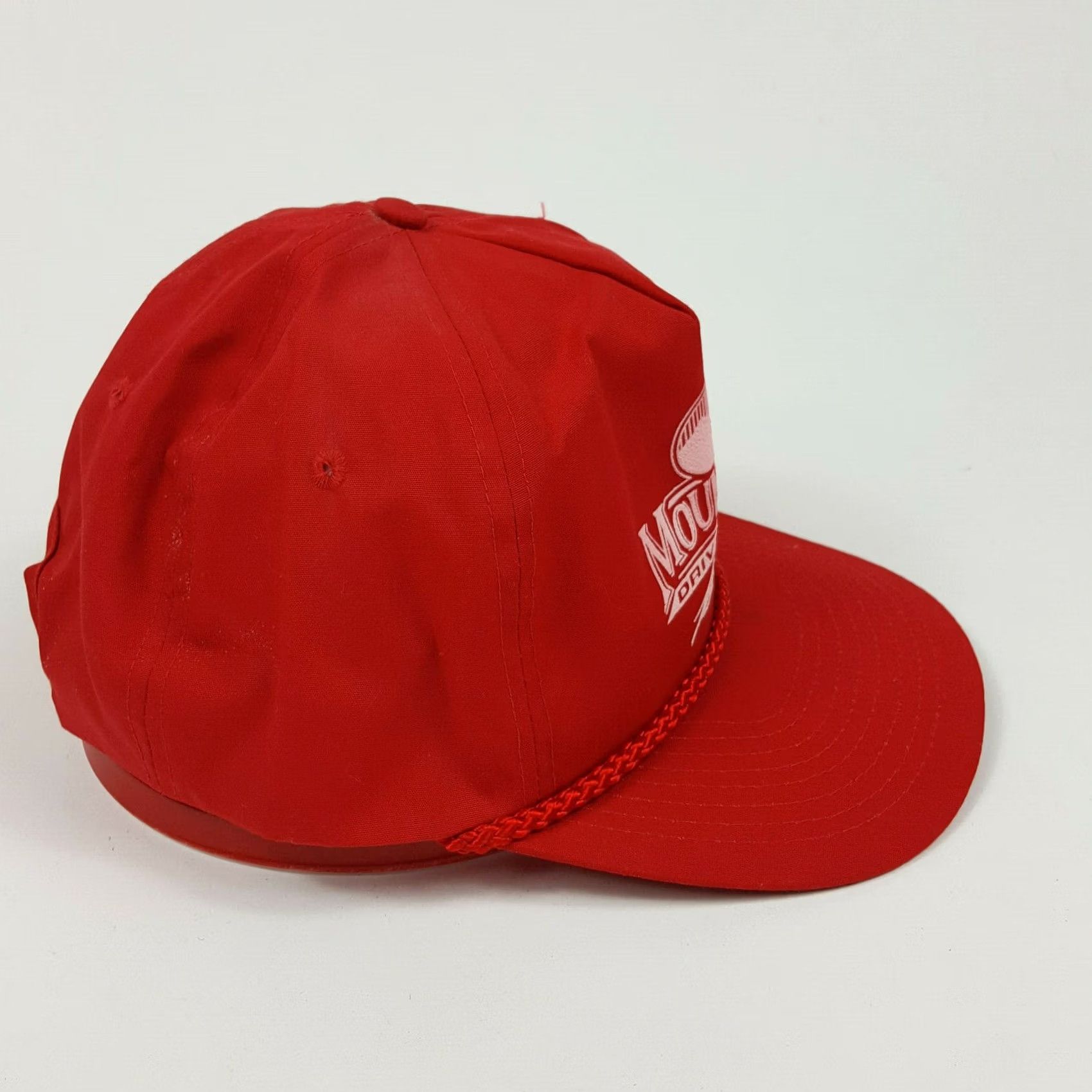 Vintage VINTAGE Mountain Axles Racing Puff Print Snapback Trucker Hat Hipster Men Adjustable Red Racing 80s Retro Solid Sport Baseball Cap Size ONE SIZE - 6 Thumbnail