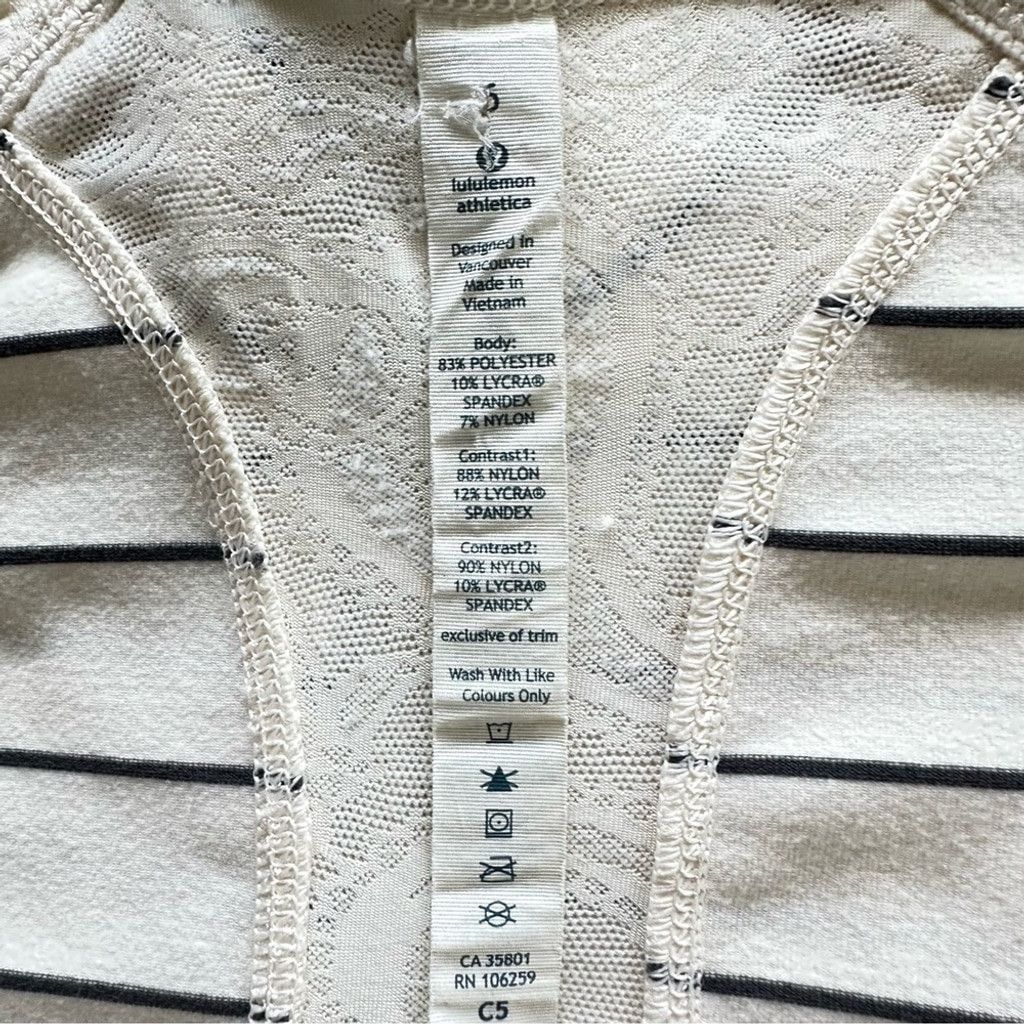 Lululemon Lululemon Star Runner I/2 Zip Lace Ivory Pullover Size 6 Size M / US 6-8 / IT 42-44 - 14 Thumbnail