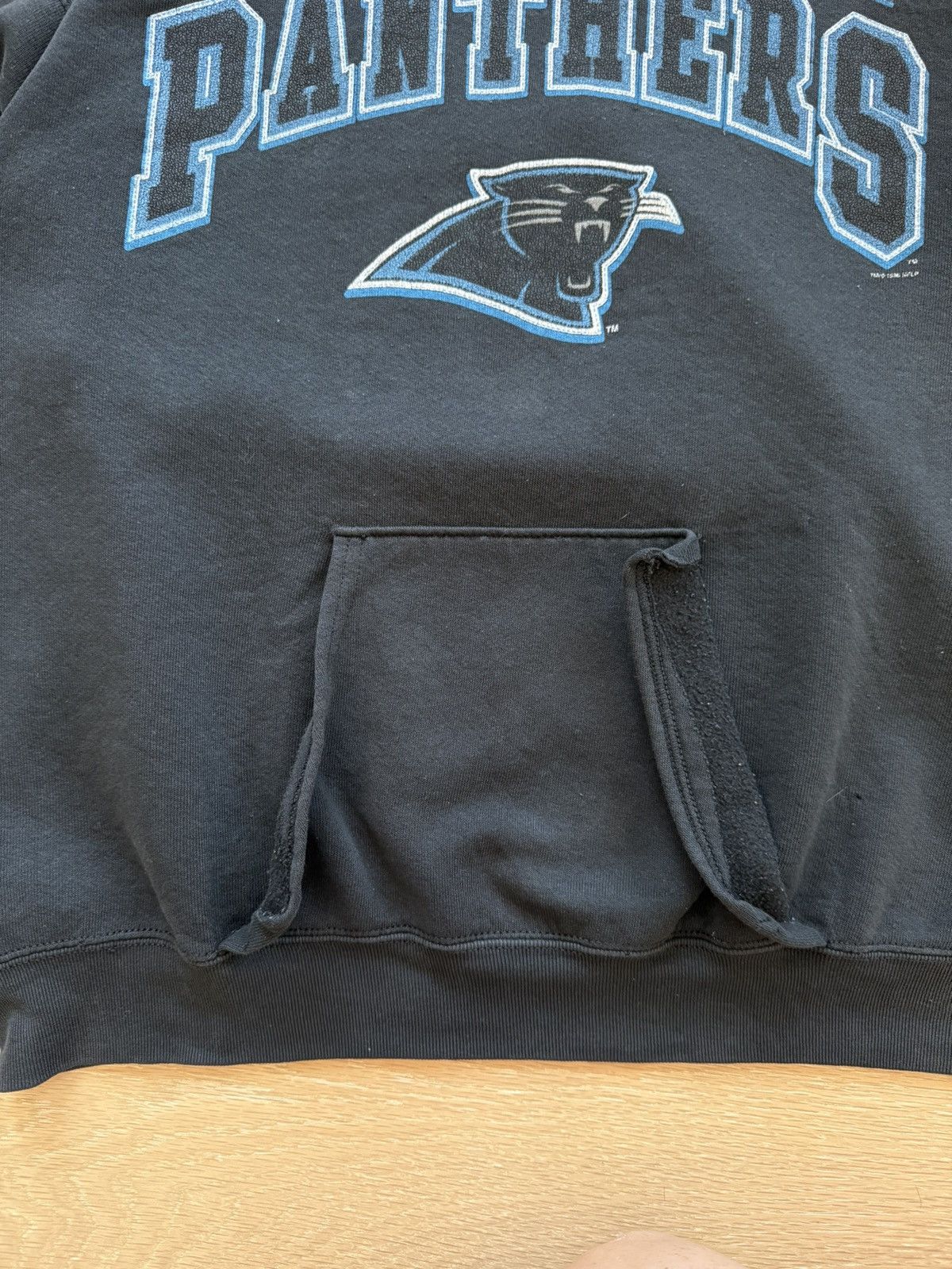 NFL Vintage 90s Carolina Panthers NFL Hoodie Size US XL / EU 56 / 4 - 8 Thumbnail