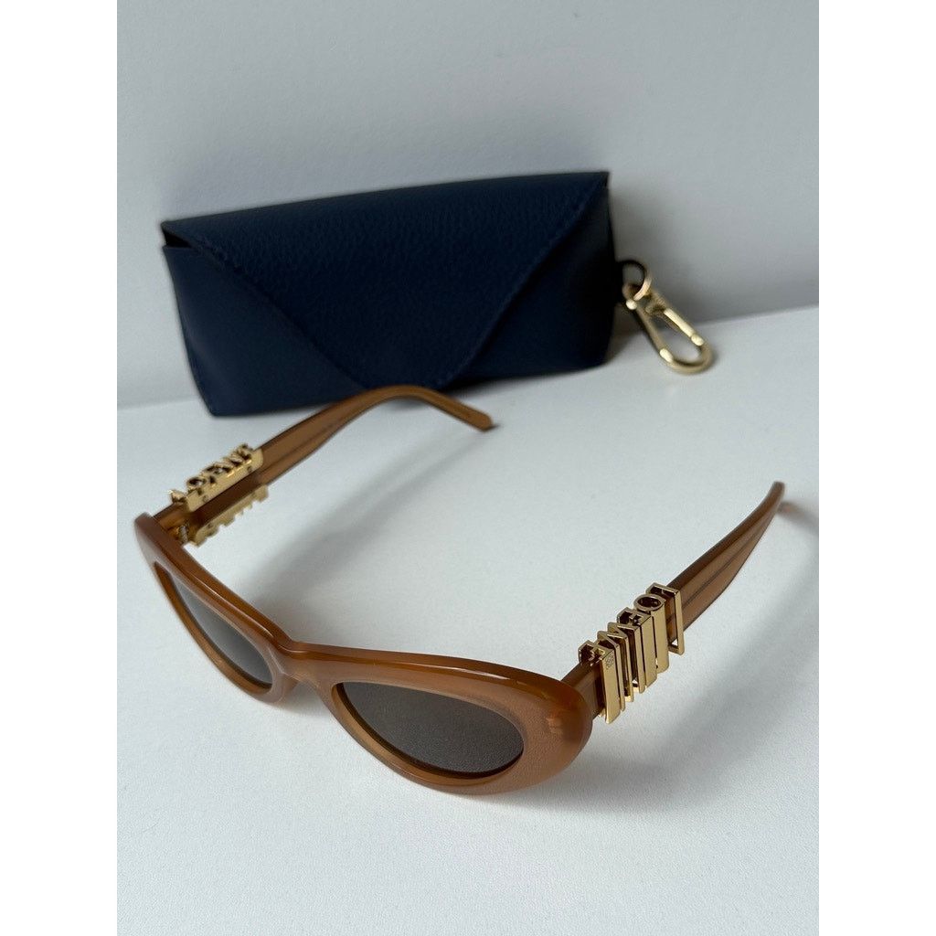 Loewe NEW Loewe LW40156U Cat Eye Sunglasses in Brown Size ONE SIZE - 3 Thumbnail