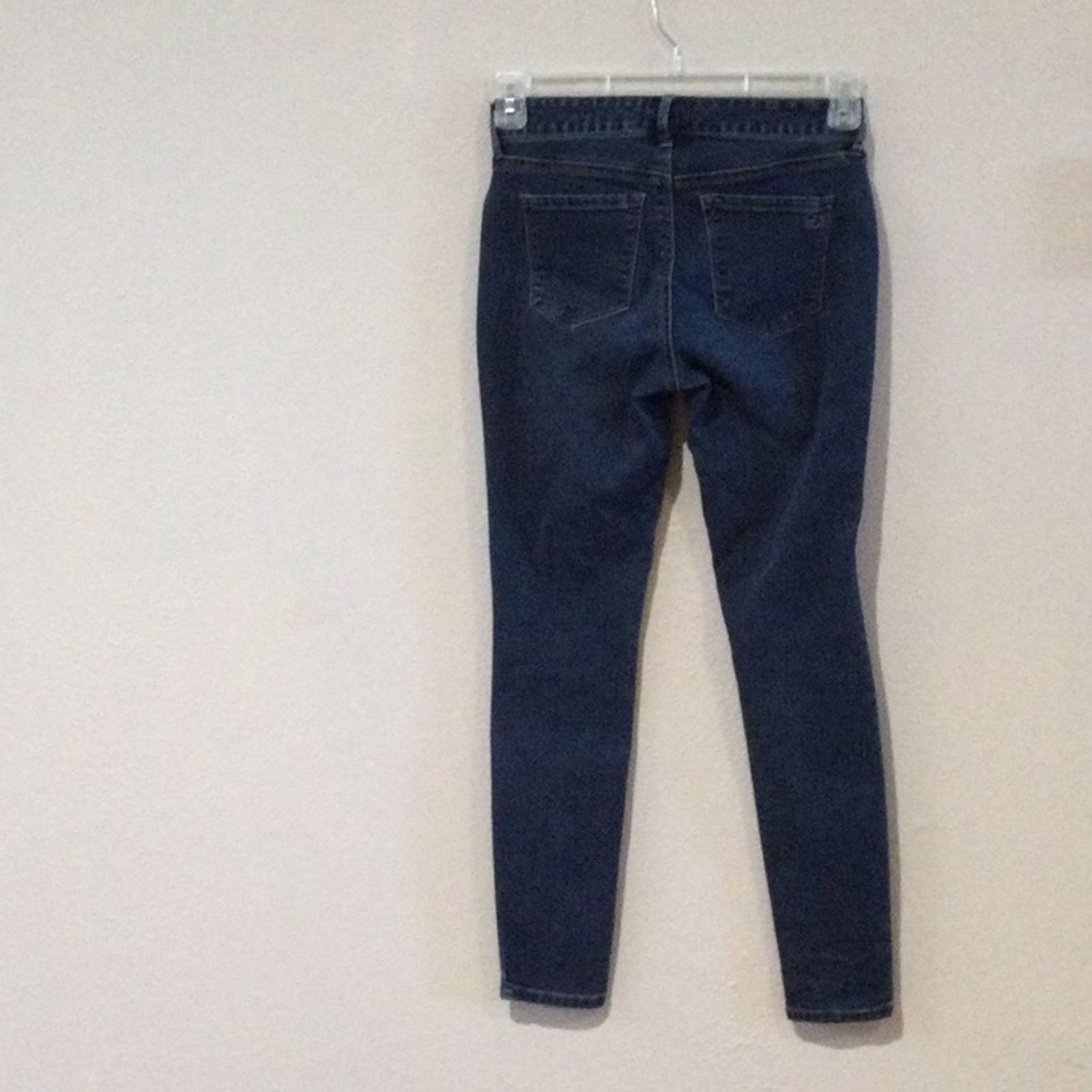 Other Jessica Simpson 'Kiss Me Super Skinny' Dark Denim Jeans 28 Size 28" / US 6 / IT 42 - 4 Thumbnail