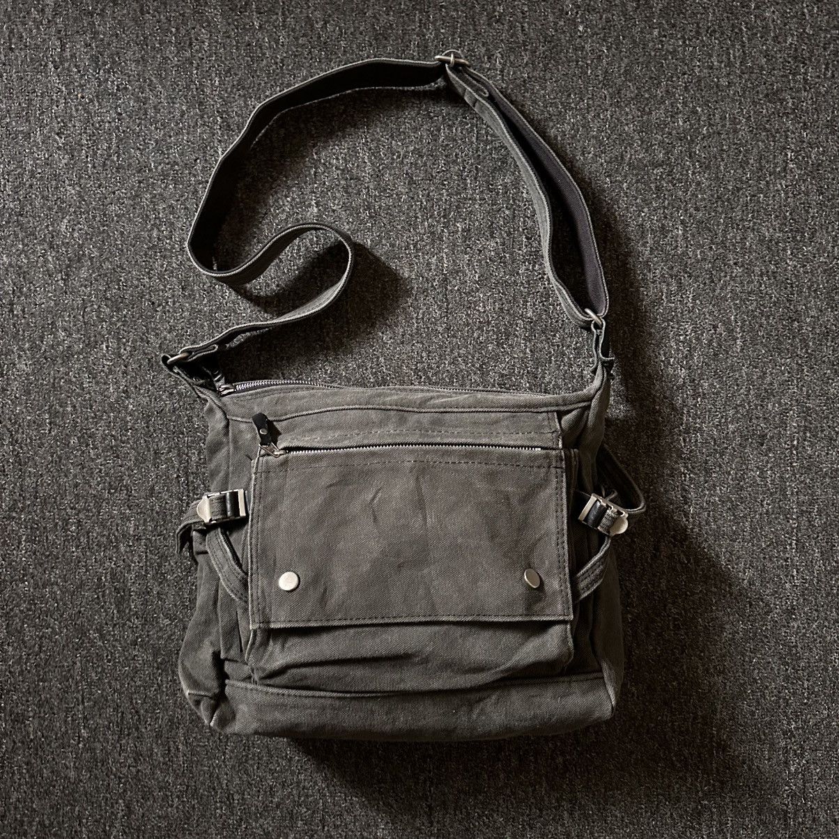 Japanese Brand BAGGY PORT JAPAN COTTON CANVAS CRROSSBODY BAG Size ONE SIZE - 2 Thumbnail