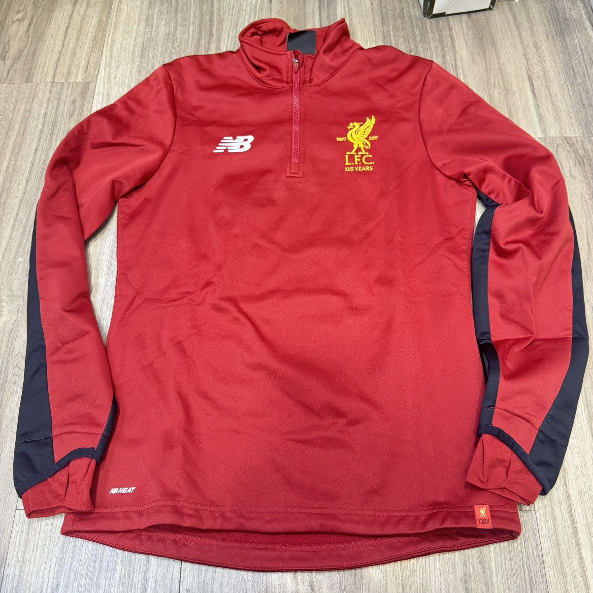 New Balance Liverpool 17/18 training 1/4 zip sweater Size US S / EU 44-46 / 1 - 1 Thumbnail